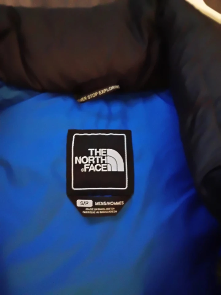 The North Face Puffer Vest - Blue & Black - Size S - photo 2