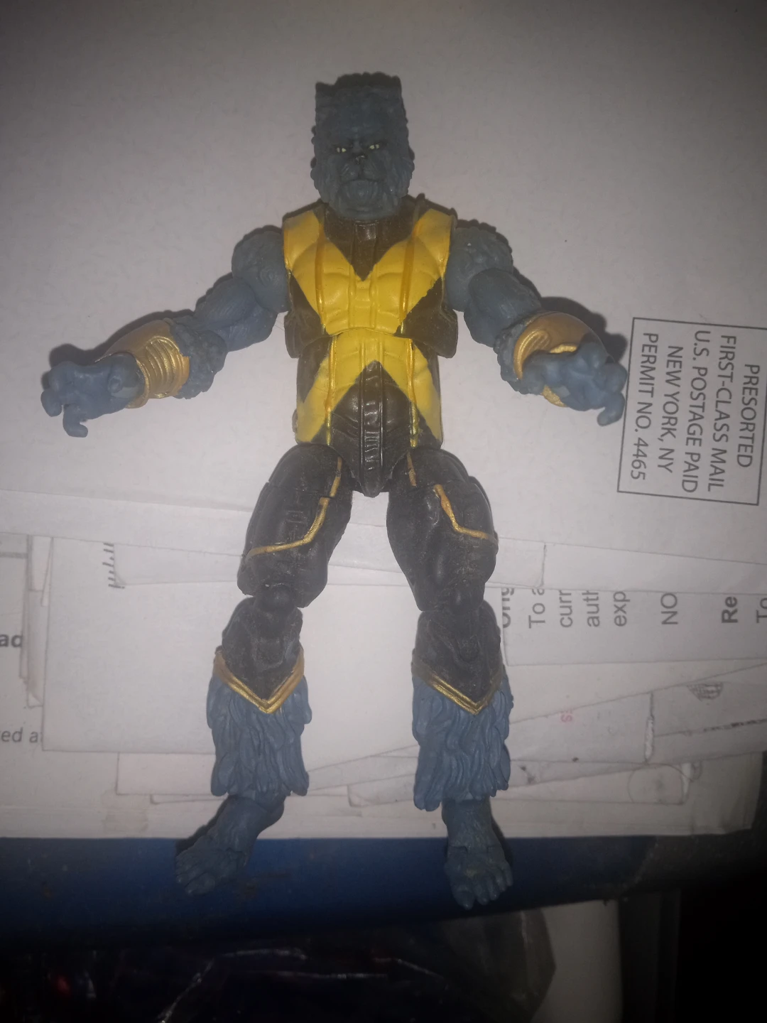 Rare Marvel Universe X-Men Beast Action Figure,3.75 - photo 4