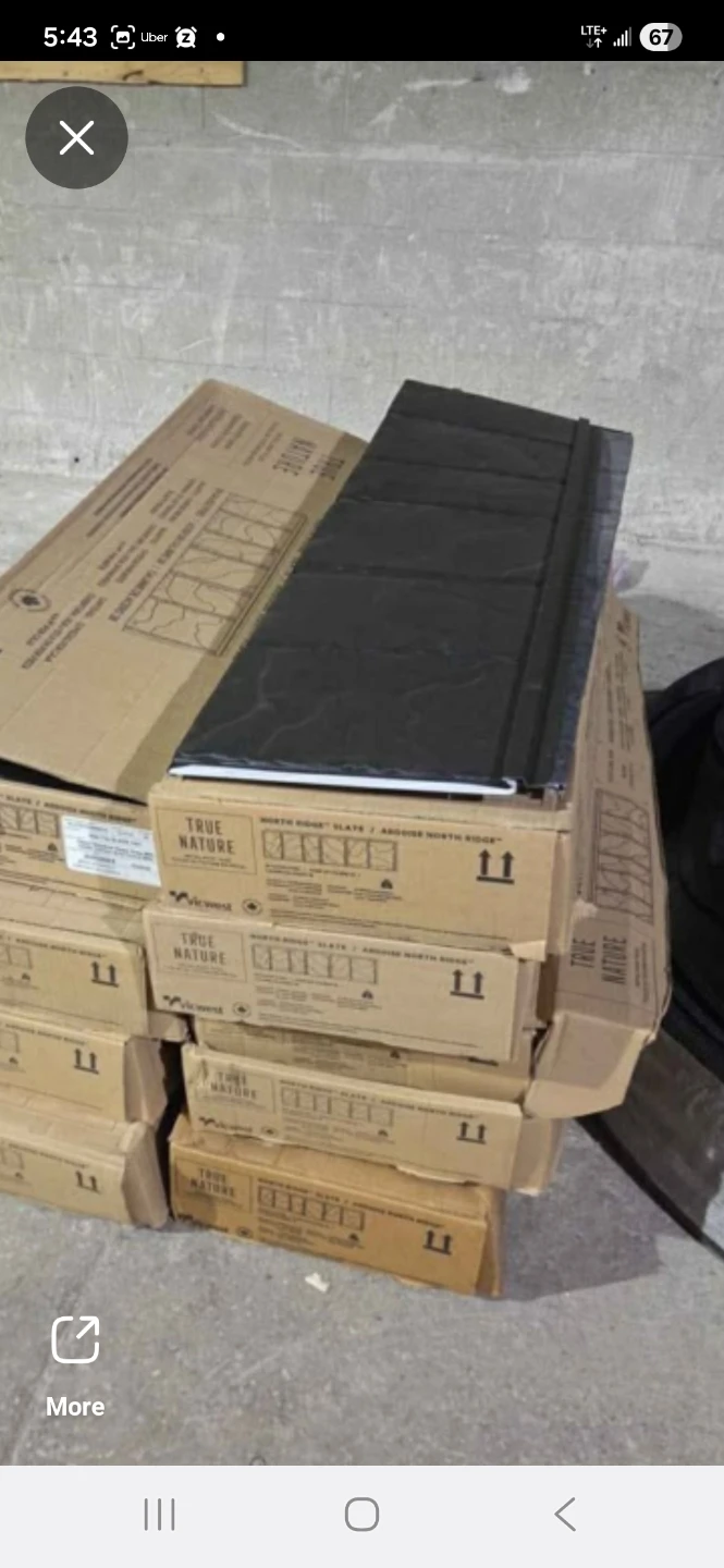 True Nature North Ridge Slate Metal Roof Tiles9