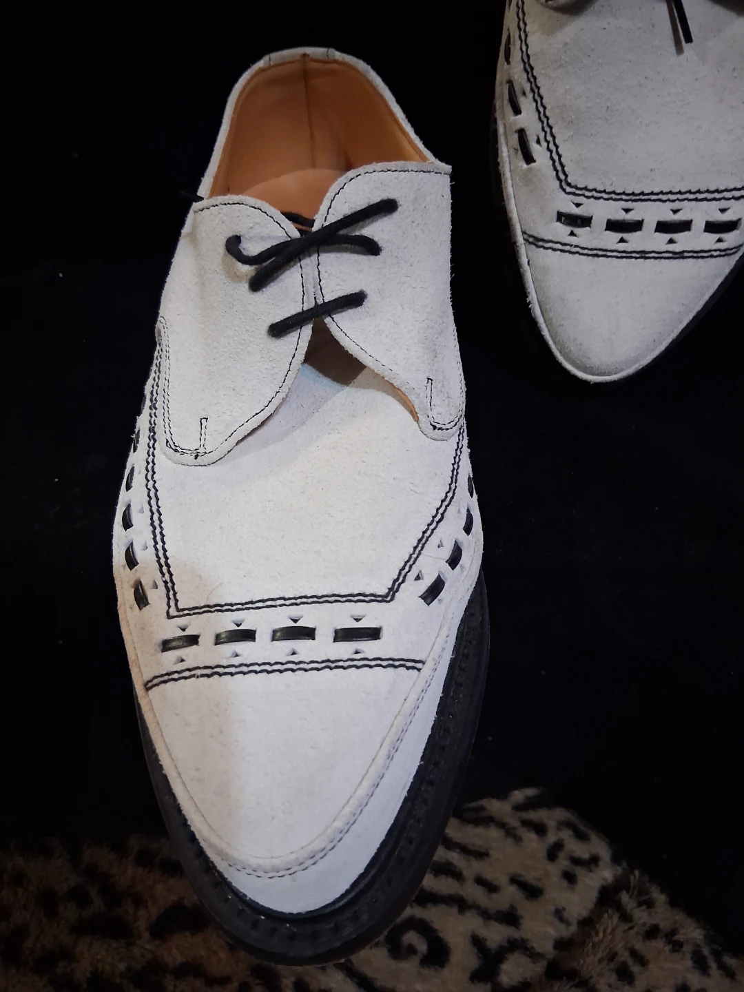 George Cox White Suede Gibson Shoes - photo 2