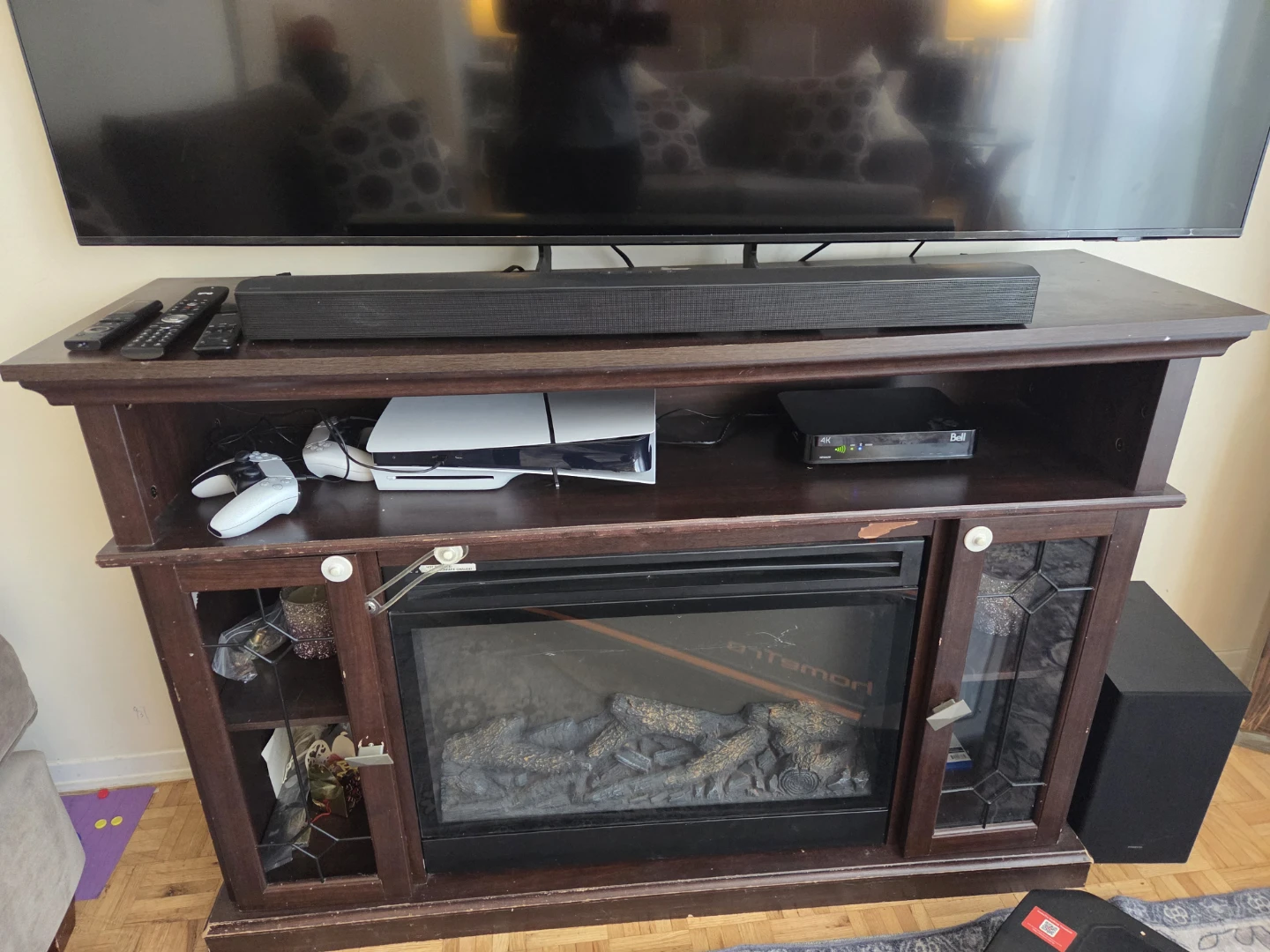 Fireplace TV Stand