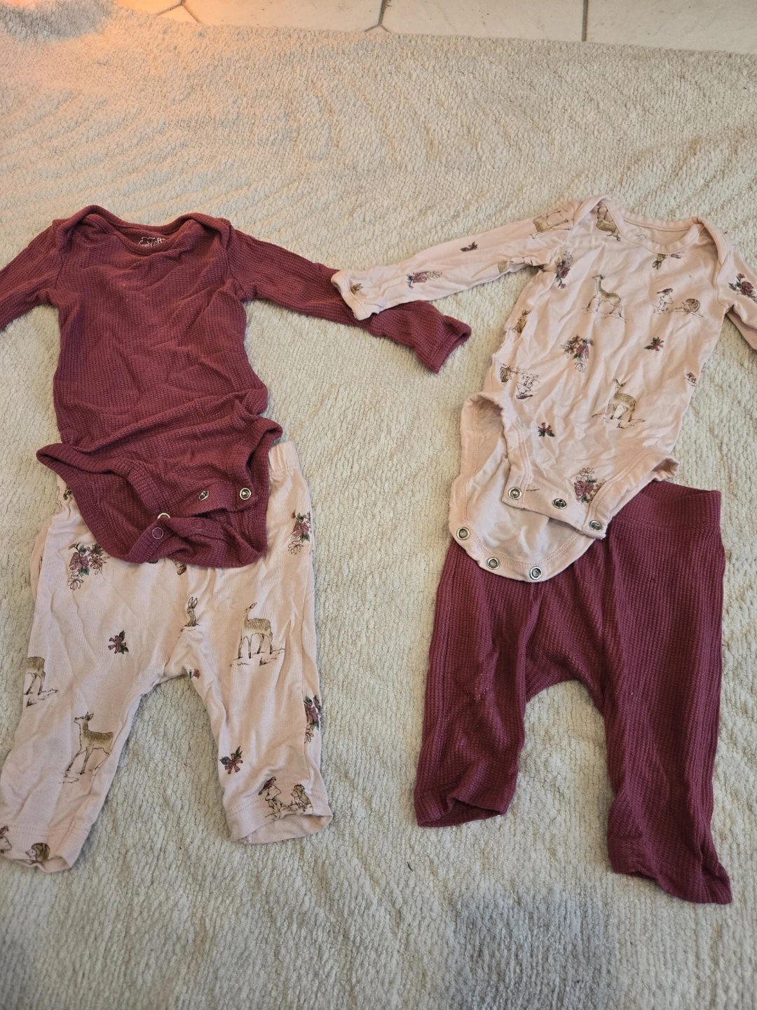 3 months * Carter's PurelySoft Baby Loungewear Sets
