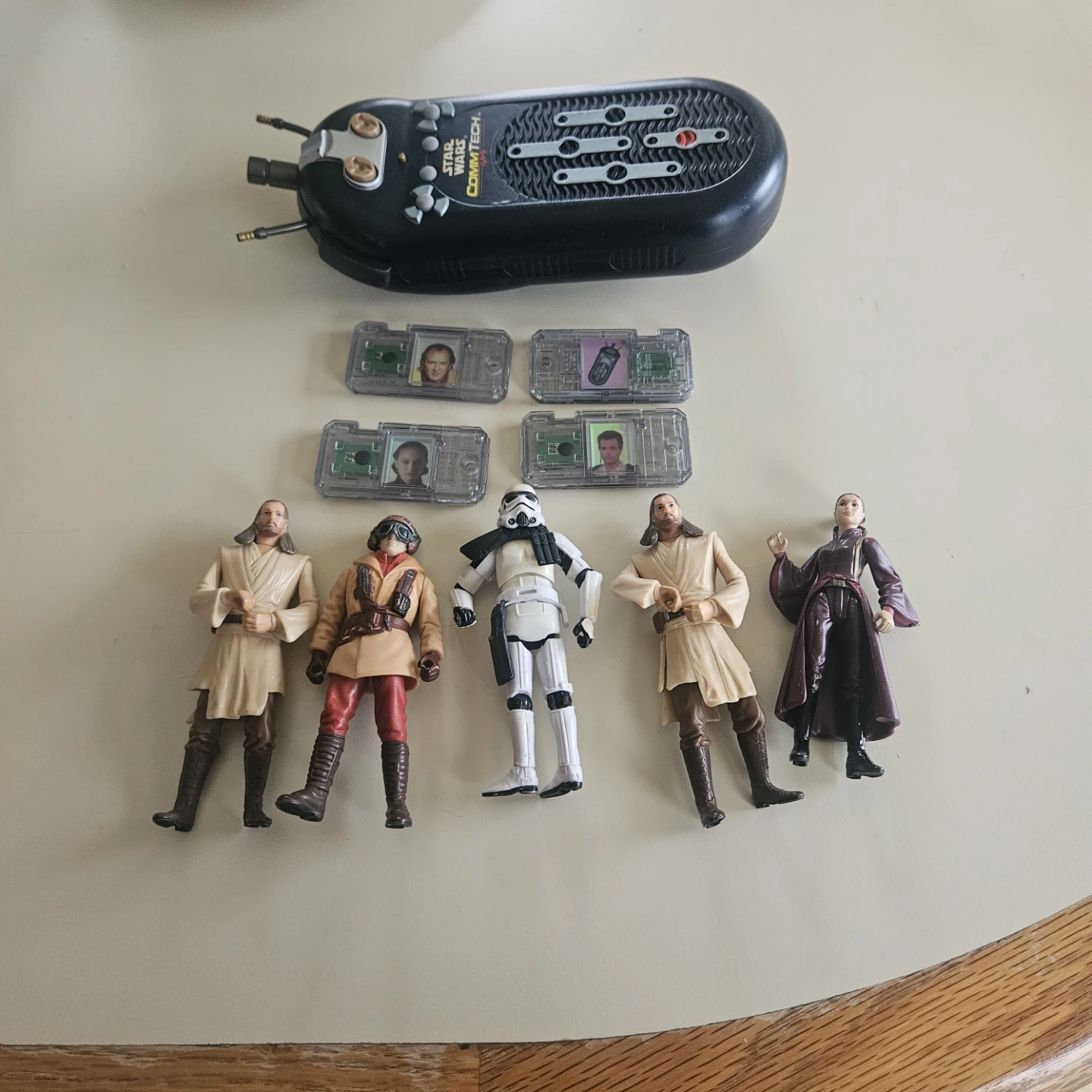 Star Wars Commtech Reader & Figures Lot