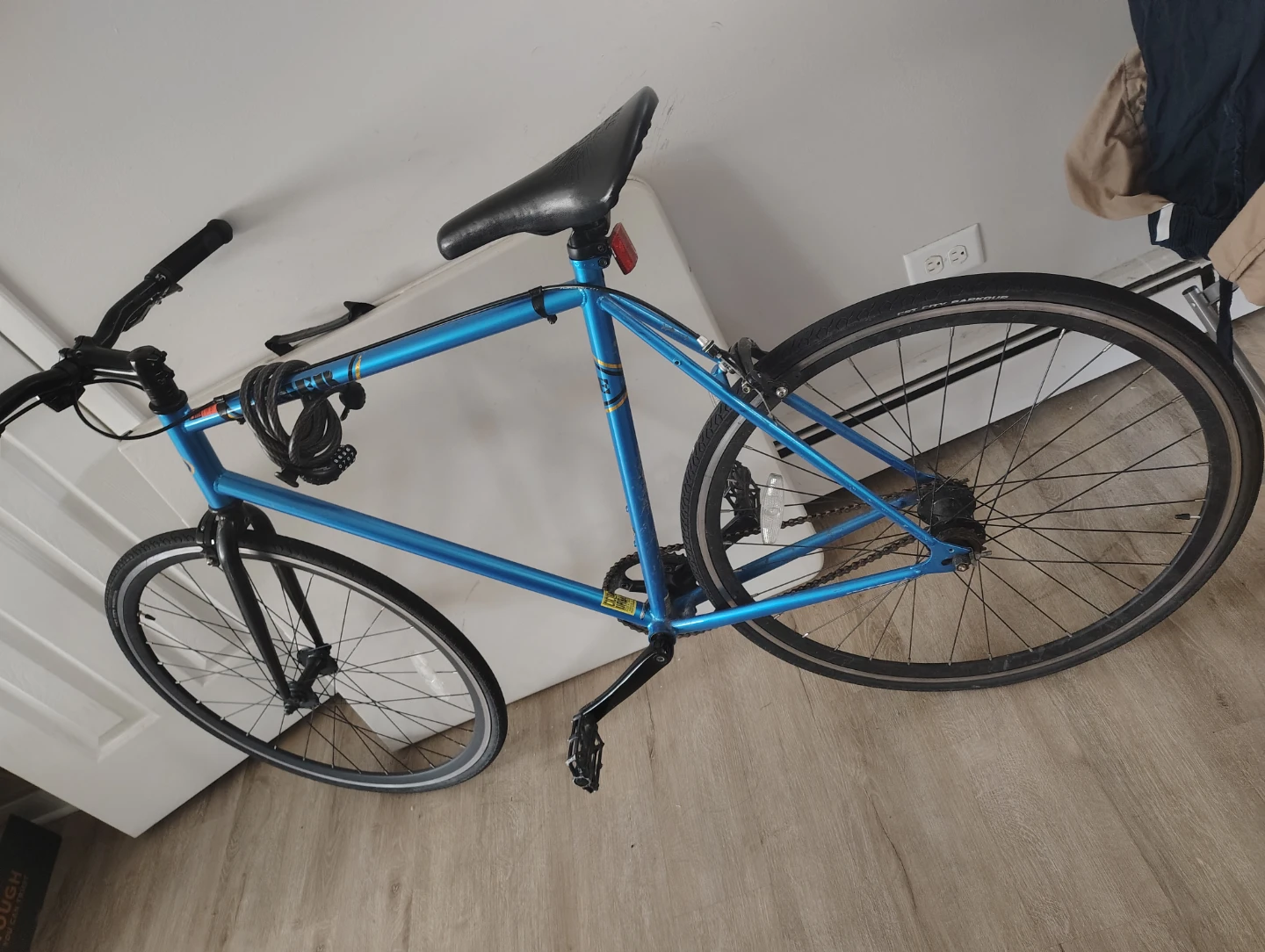 Blue Road Bike fixie