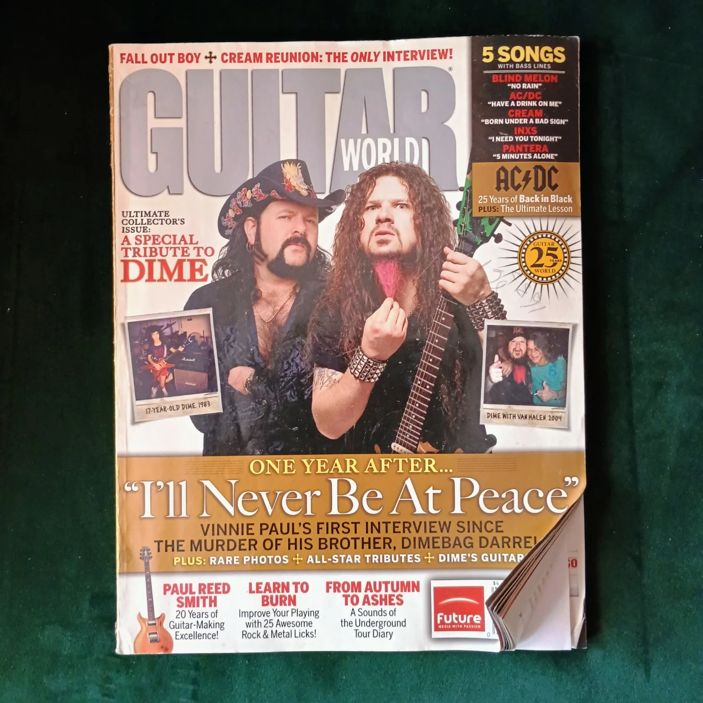 Guitar World Magazine: Tribute to Dimebag Darrell Dec 2005