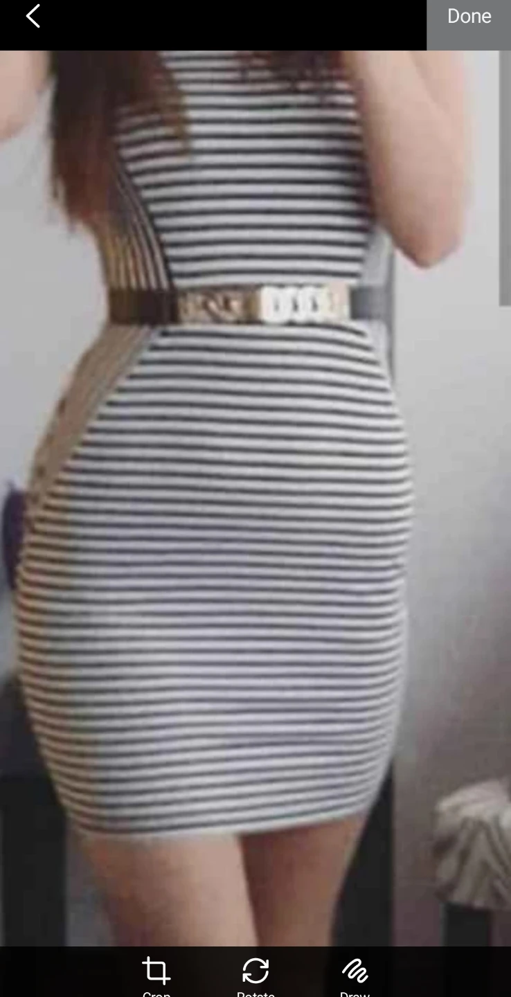 Mona Lisa Striped Bodycon Dress