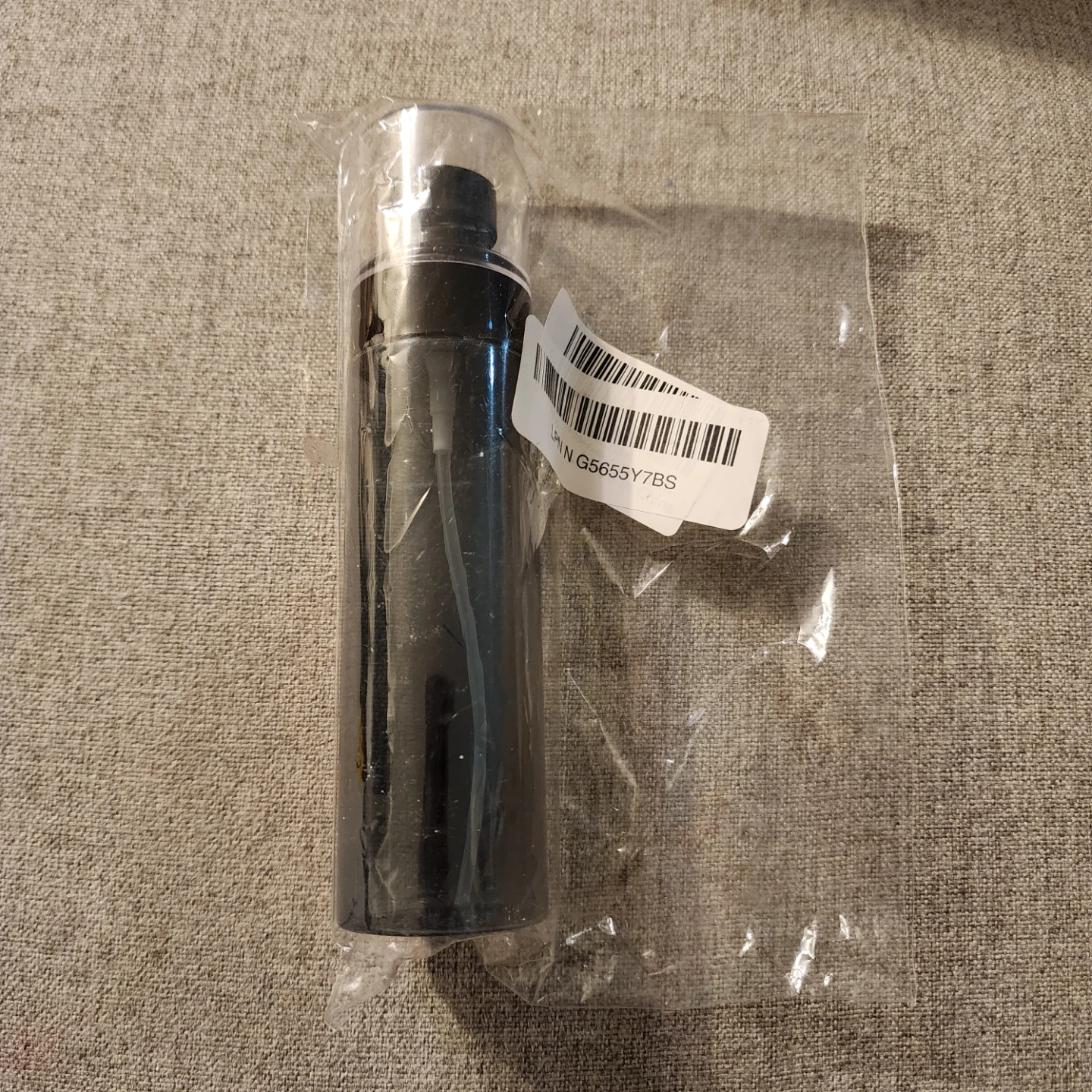 Black Refillable Spray Bottle