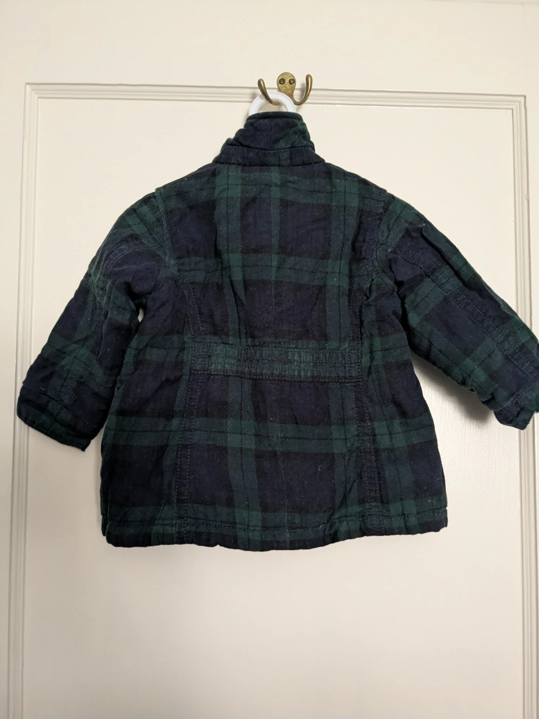 Miki House Double B Plaid Jacket - Size 80 - photo 2