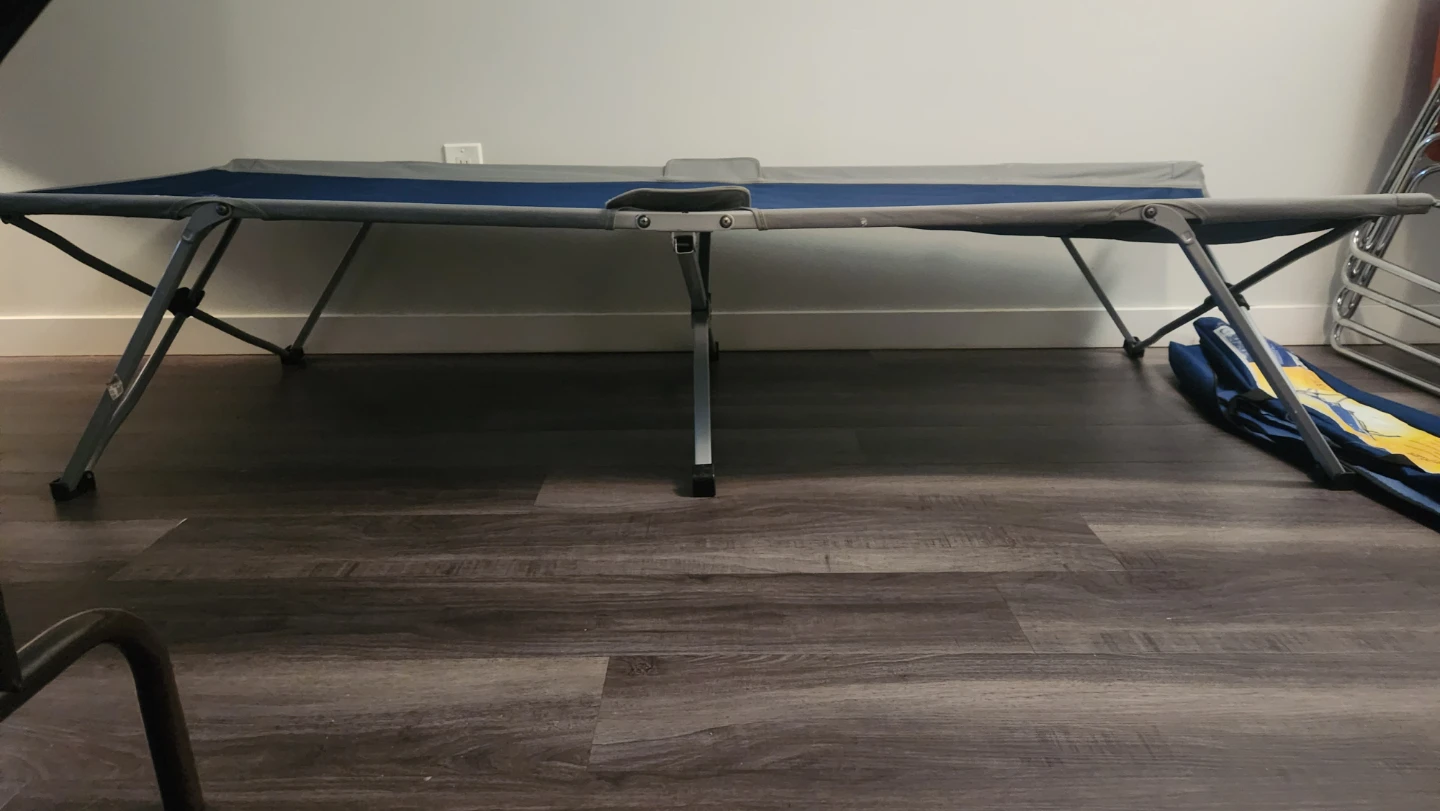 Broadstone Easy Assembly Camping Cot - Blue - photo 2
