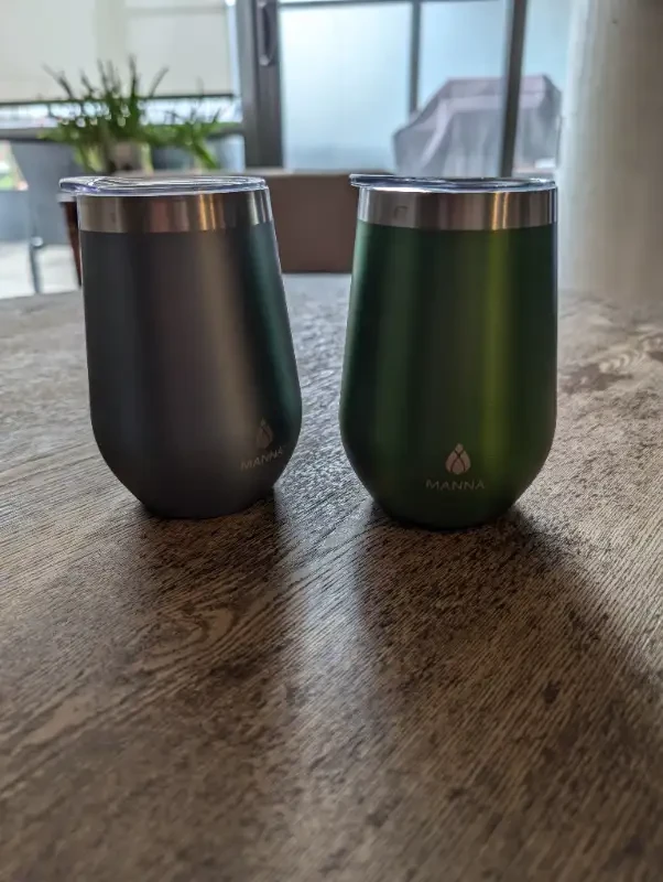 Manna Wine Tumbler - Green