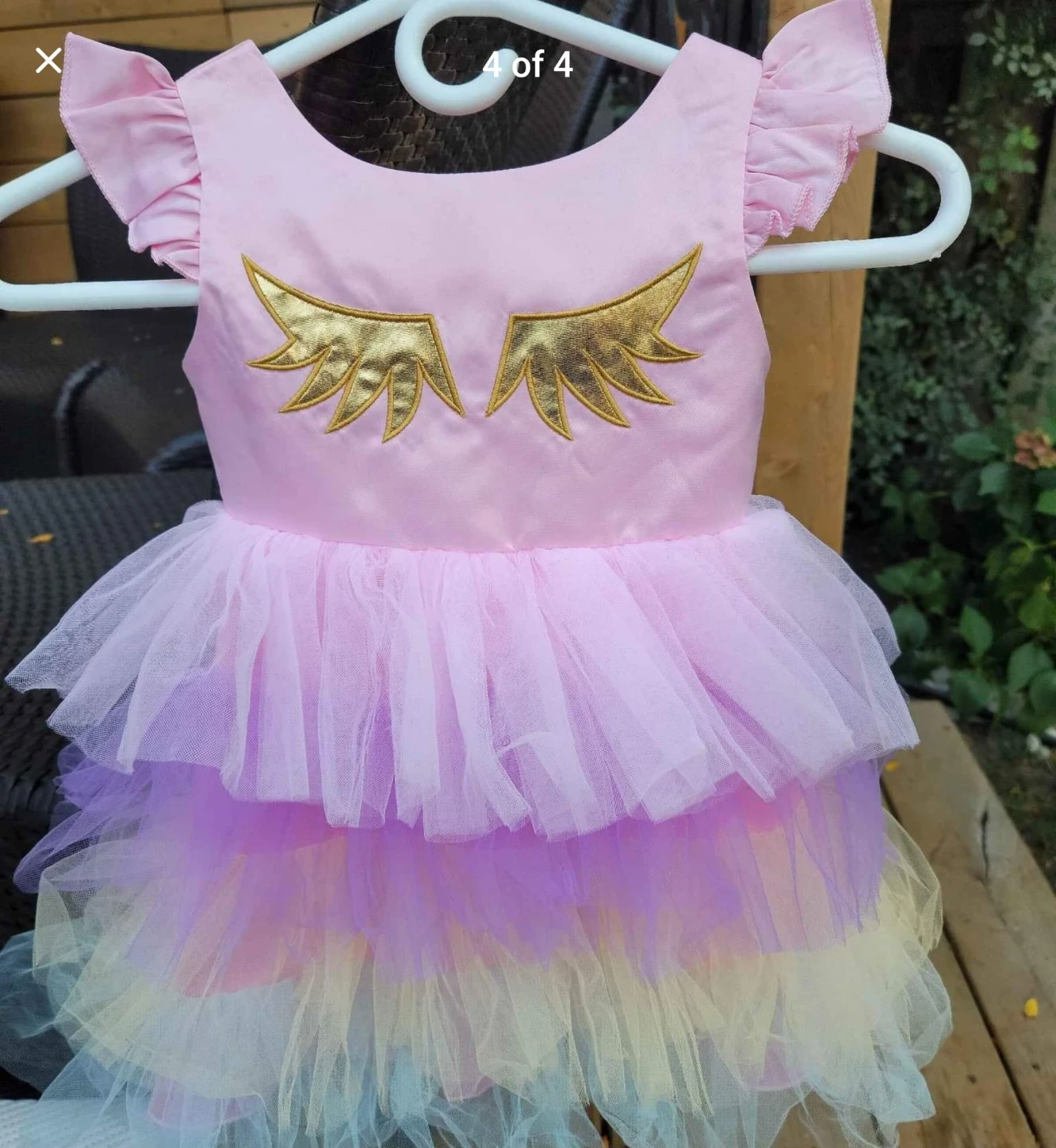 Pink Unicorn Dress age 3-4