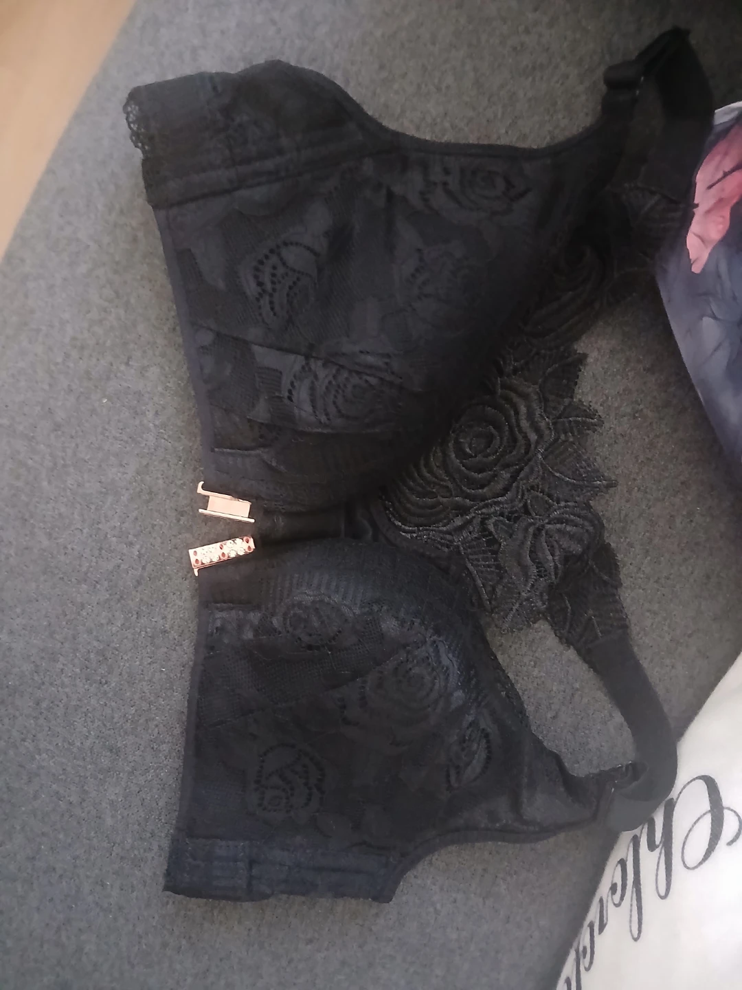 Black Lace Bra Size 36/80