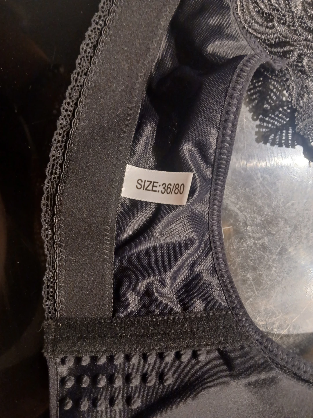 Black Lace Bra Size 36/80 - photo 3