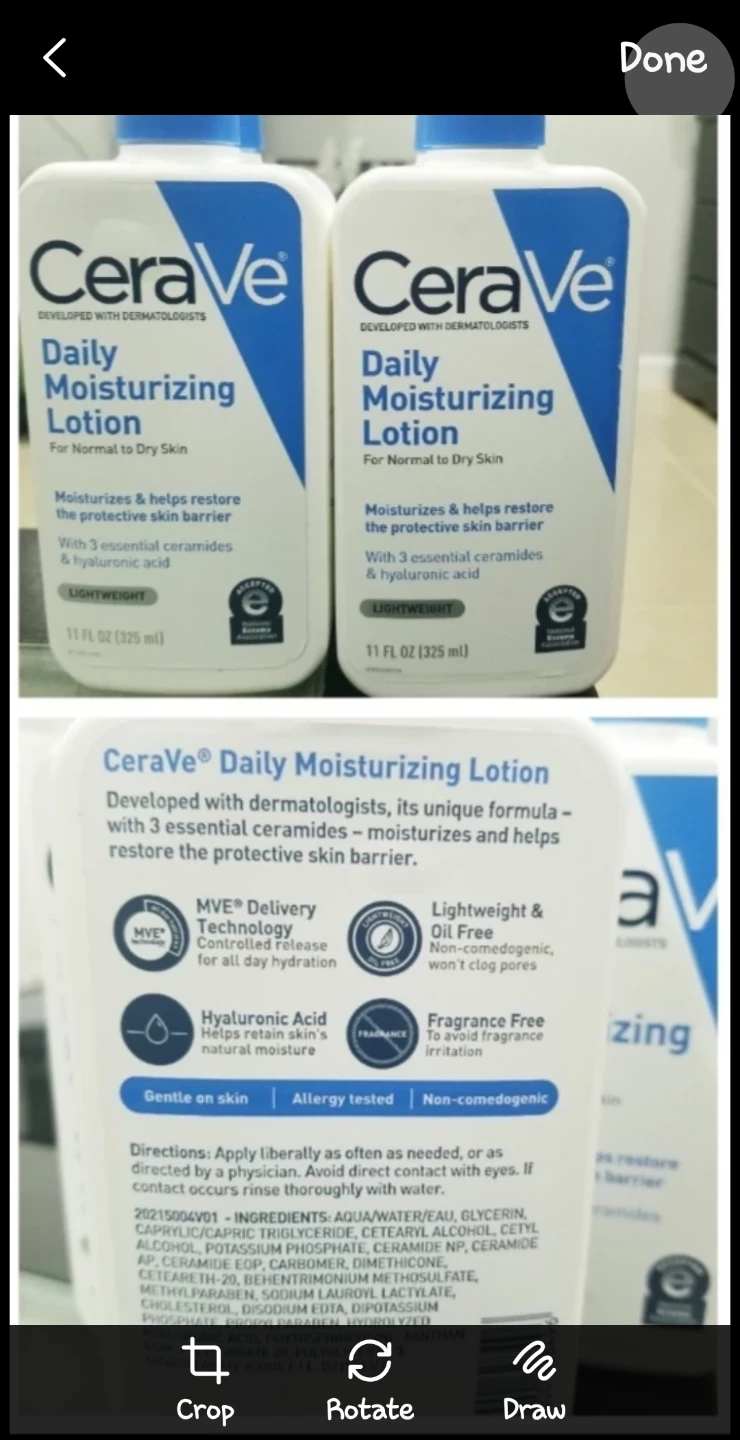 CeraVe Daily Moisturizing Lotion