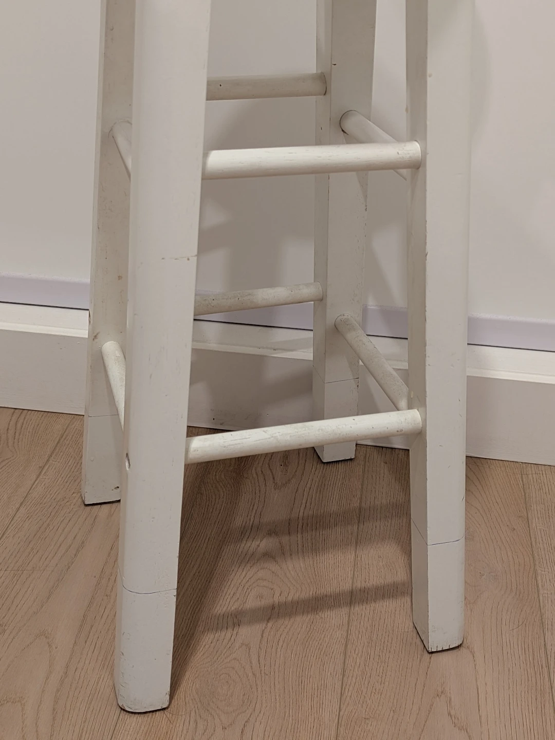 White and Wood Bar Stool - photo 5