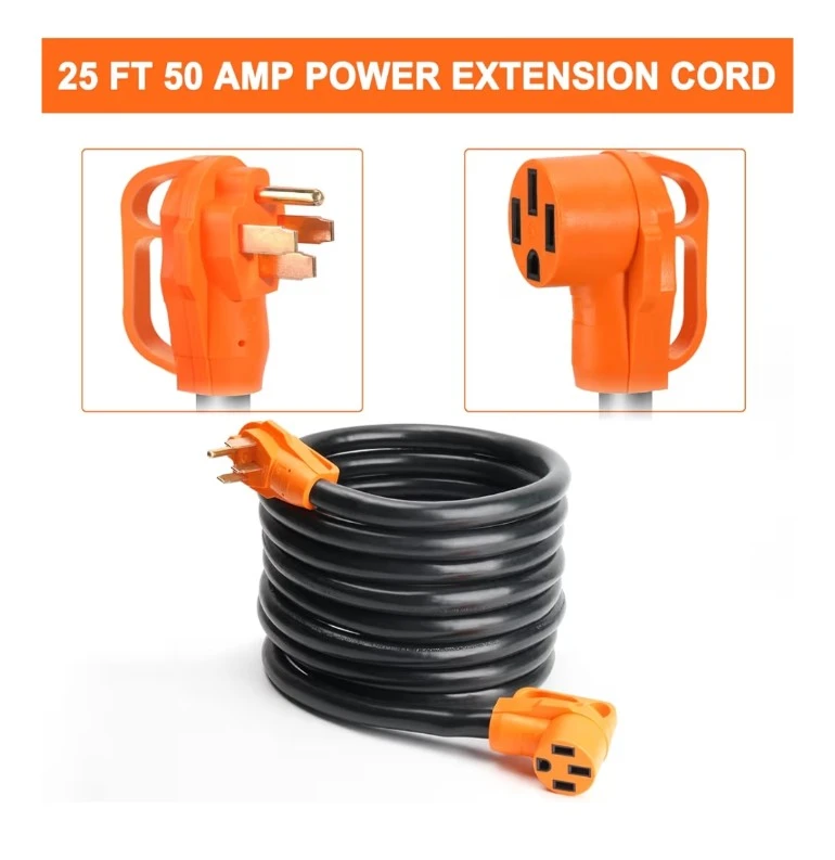 25 FT 50 AMP Power Extension Cord Brand New