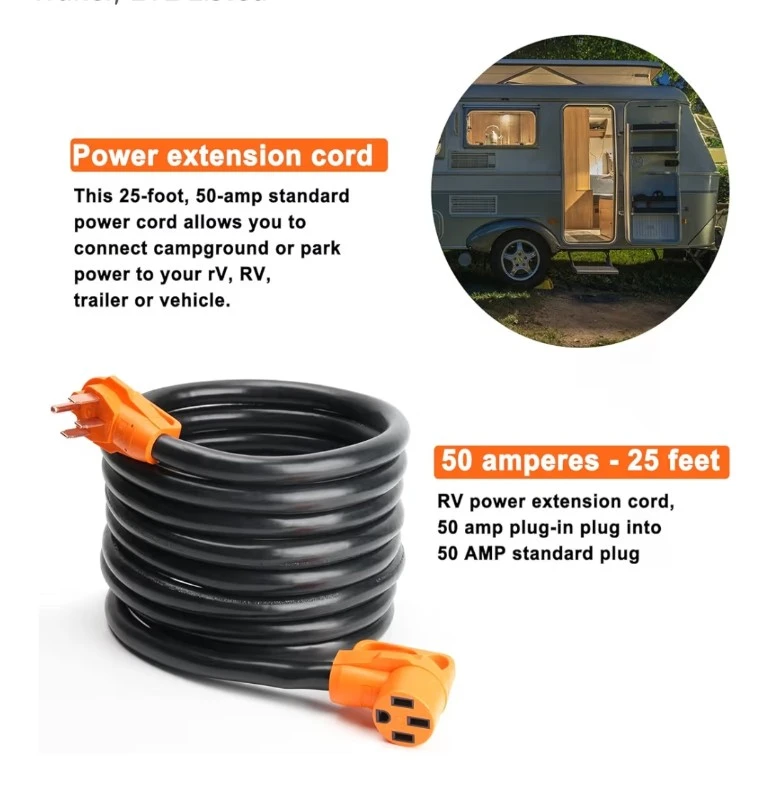 25 FT 50 AMP Power Extension Cord Brand New - photo 4