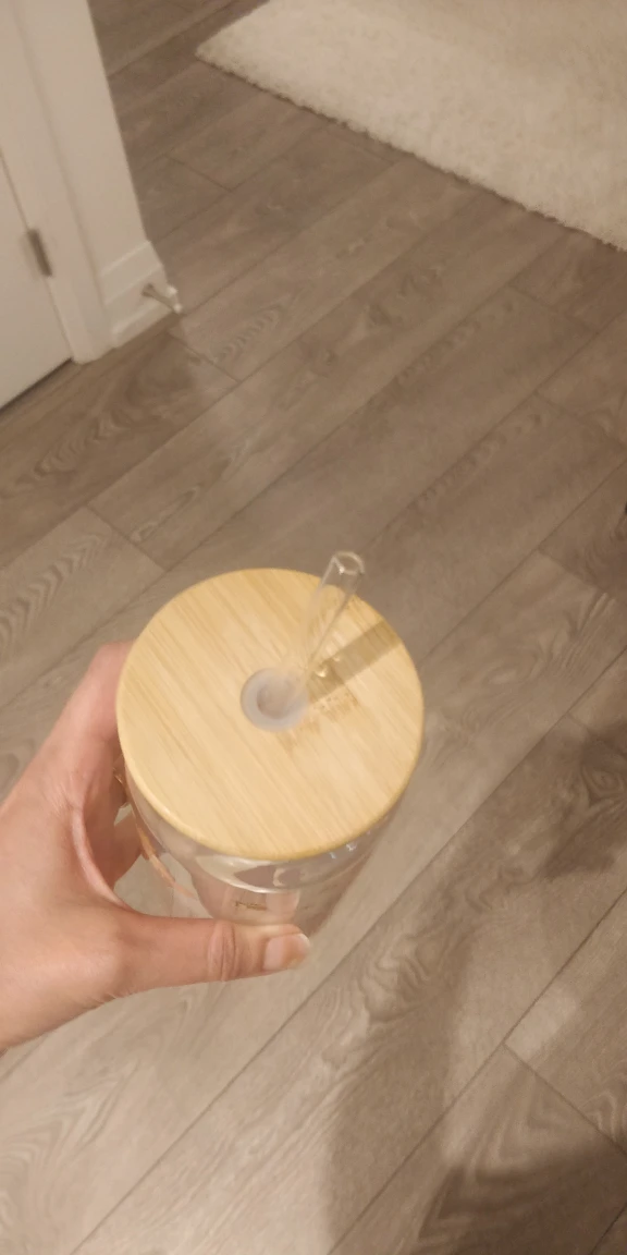 Glass Tumbler with Straw - 750ml - photo 2