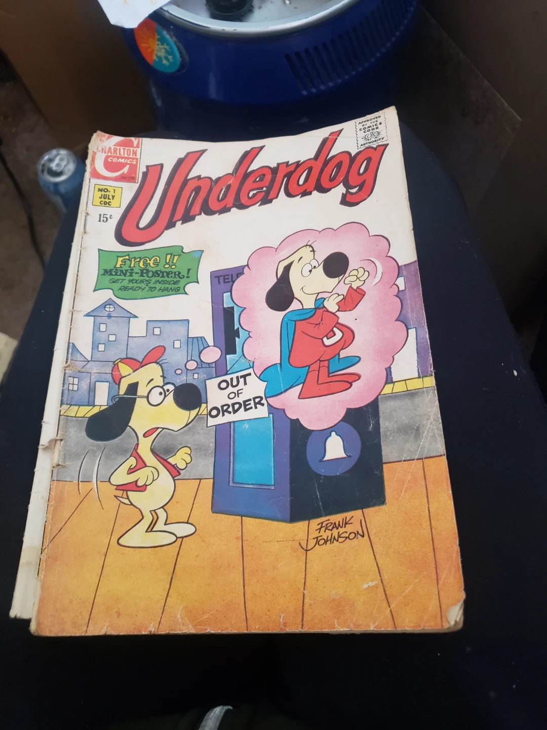 Underdog Comic Book Issue #1 Charlton Comics July 1966