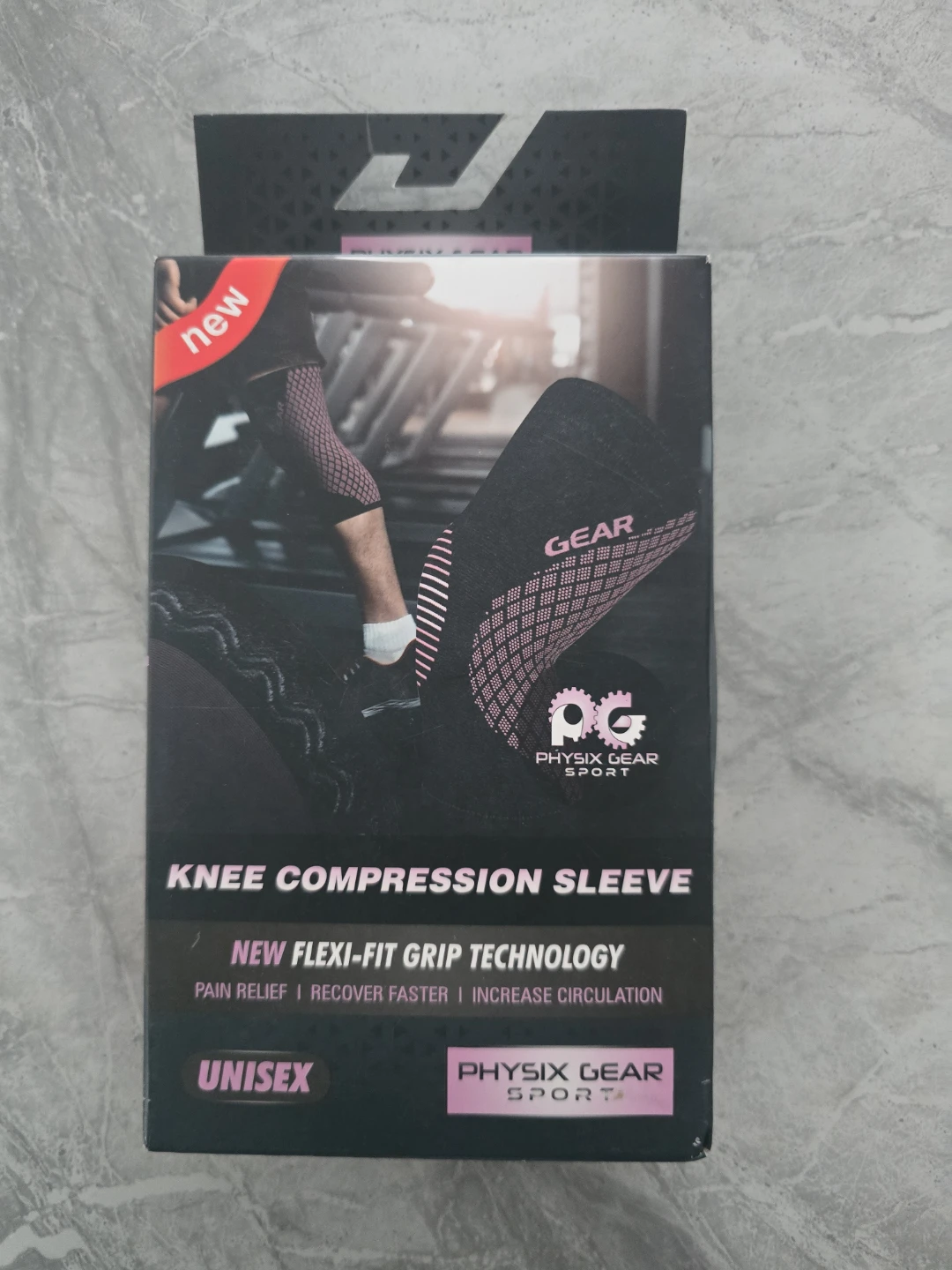New Physix Gear Sport Knee Compression Sleeve, Size M - photo 3