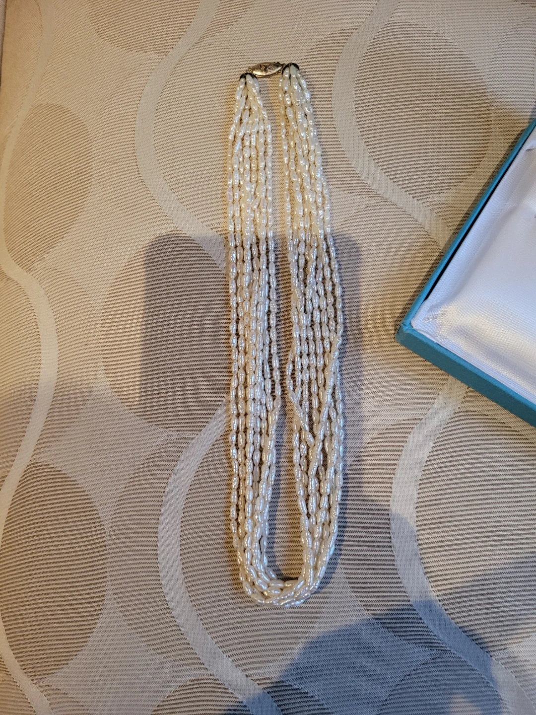 Vtg. Birks Freshwater Pearl Necklace w/ 14K Clasp - photo 4