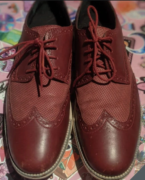 Cole Haan "Grand.OS" Wingtip Brogues - Burgundy - photo 3