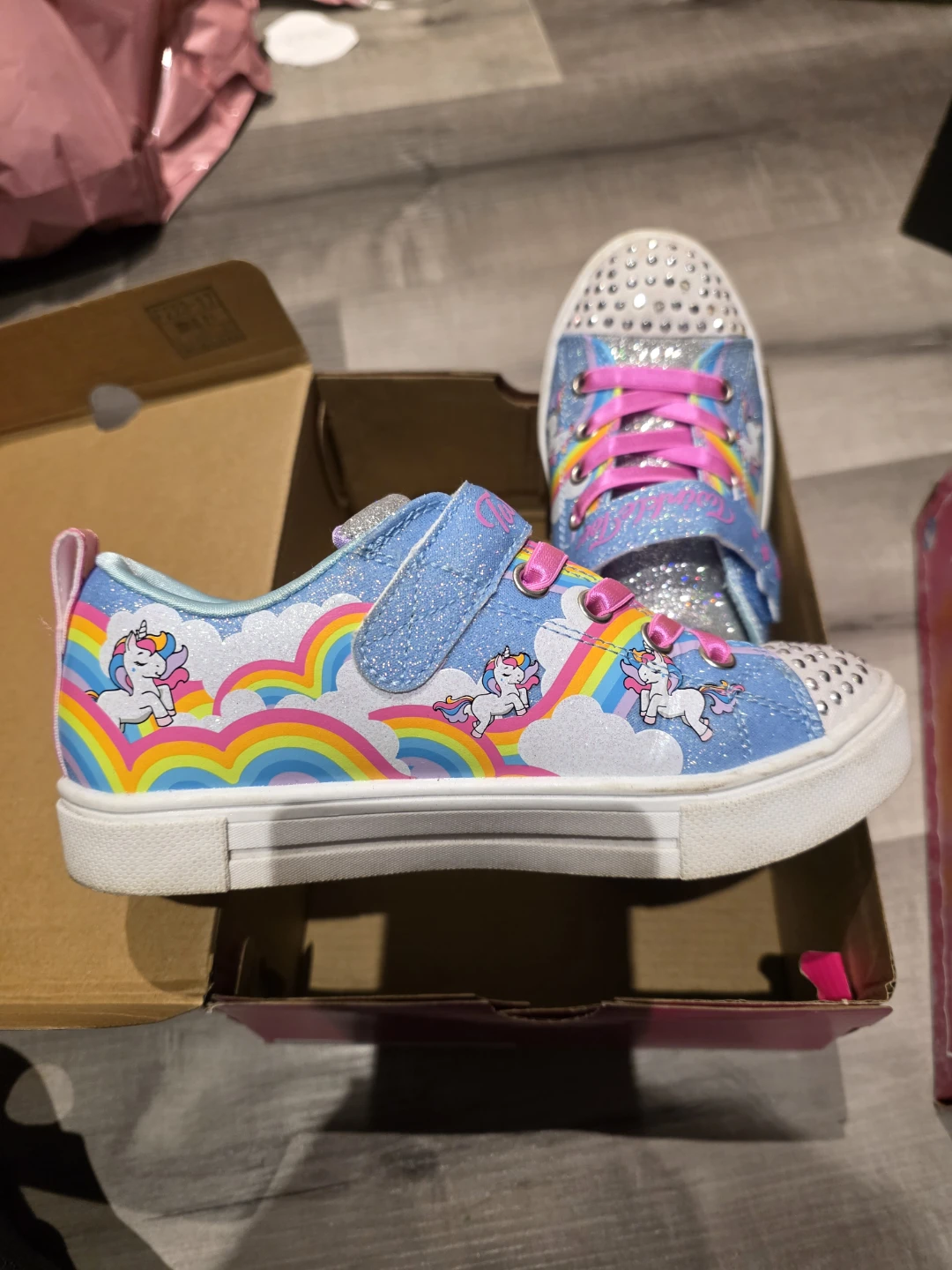Skechers Twinkle Toes Unicorn Light-Up Shoes - photo 4