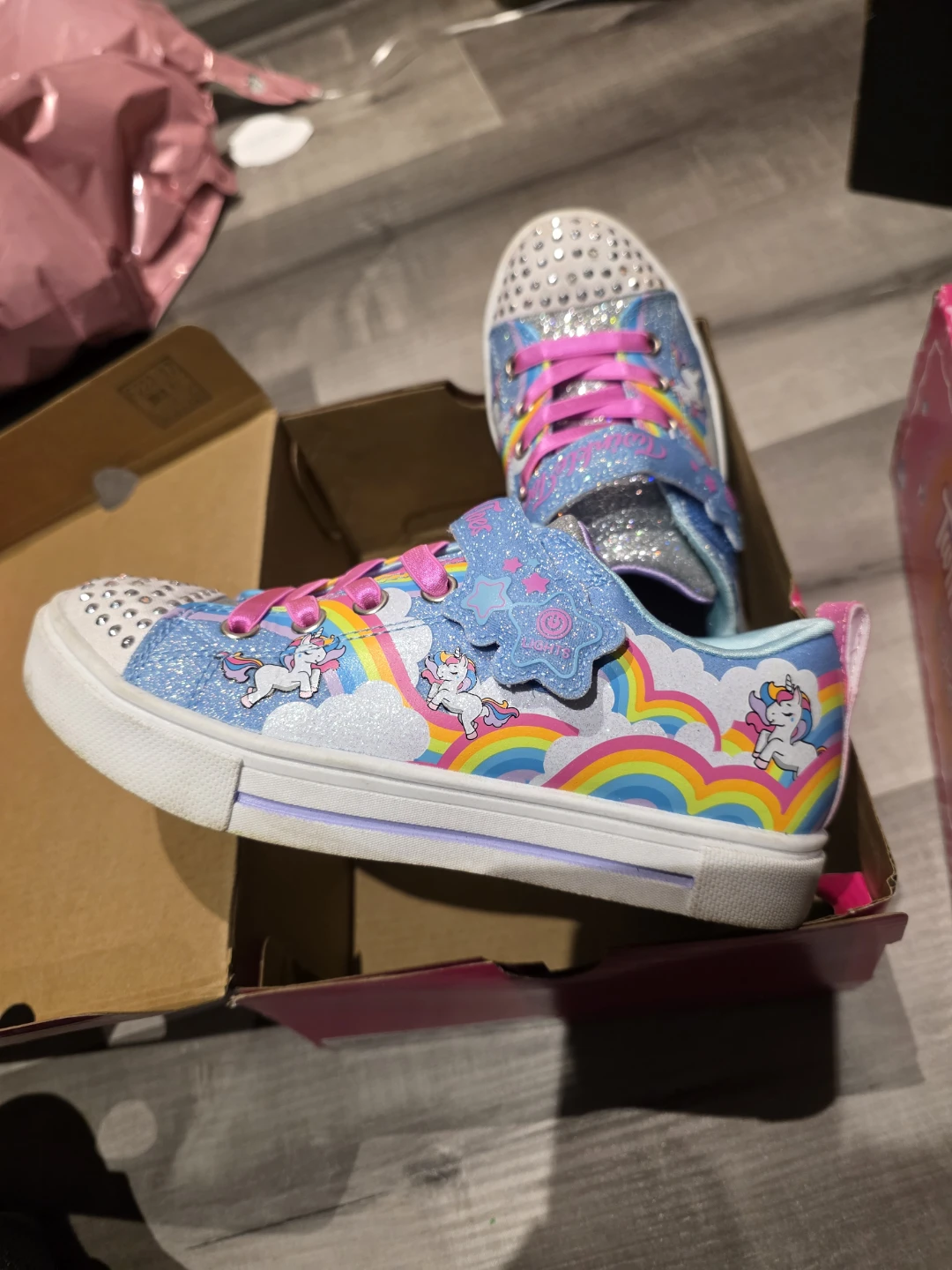 Skechers Twinkle Toes Unicorn Light-Up Shoes - photo 5