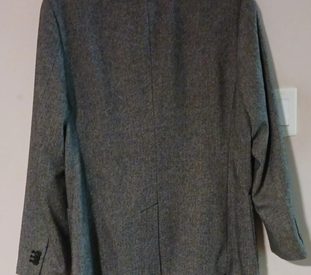 Old Navy Men's Grey Herringbone Blazer - photo 3