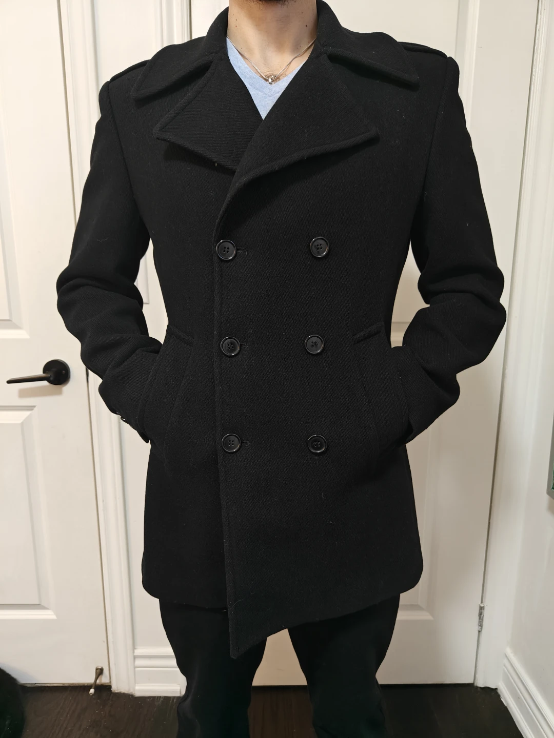 Black Pea Coat