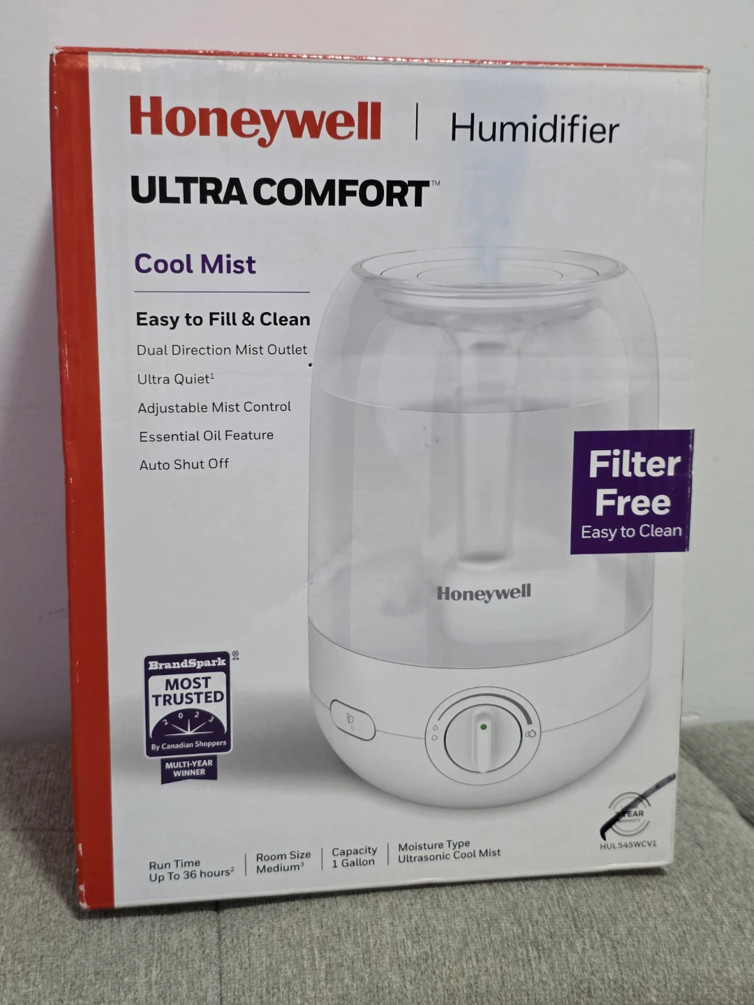 Honeywell Ultra Comfort Cool Mist Humidifier