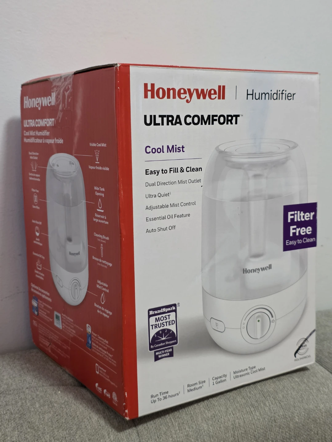 Honeywell Ultra Comfort Cool Mist Humidifier - photo 2