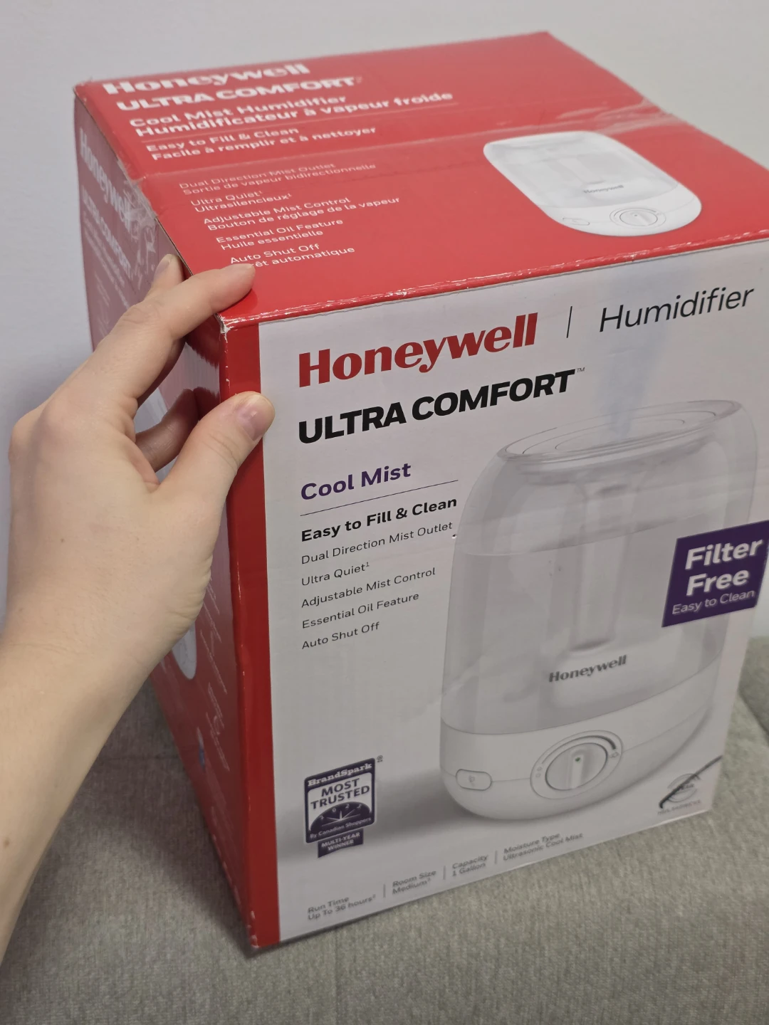 Honeywell Ultra Comfort Cool Mist Humidifier - photo 3