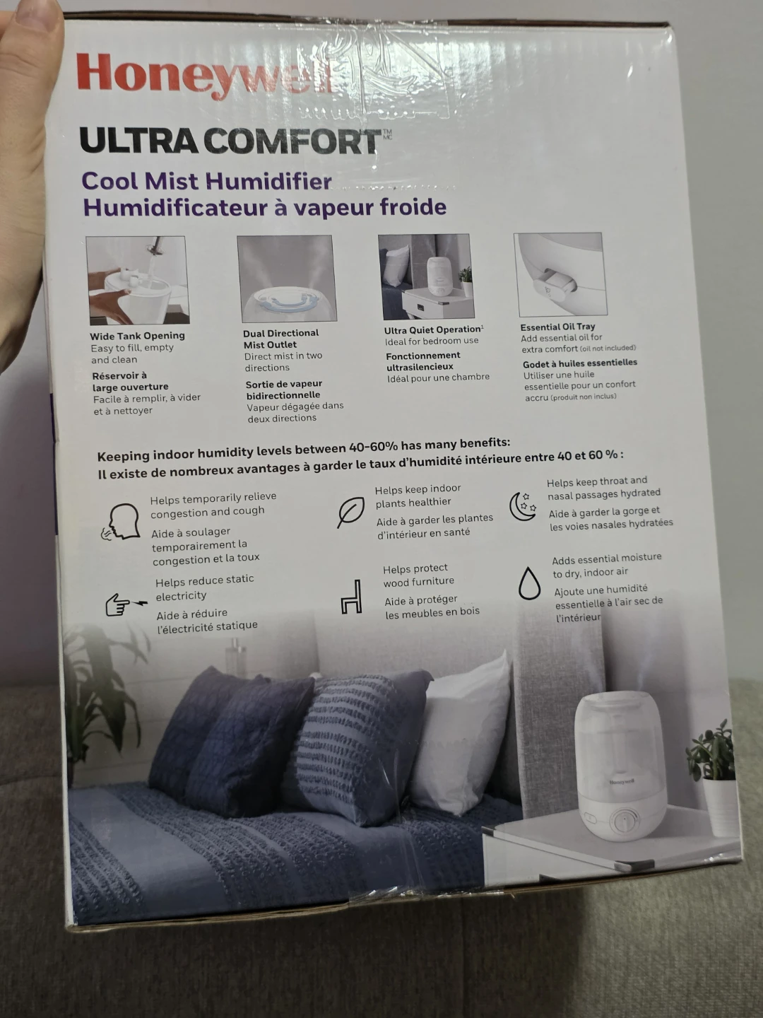 Honeywell Ultra Comfort Cool Mist Humidifier - photo 4