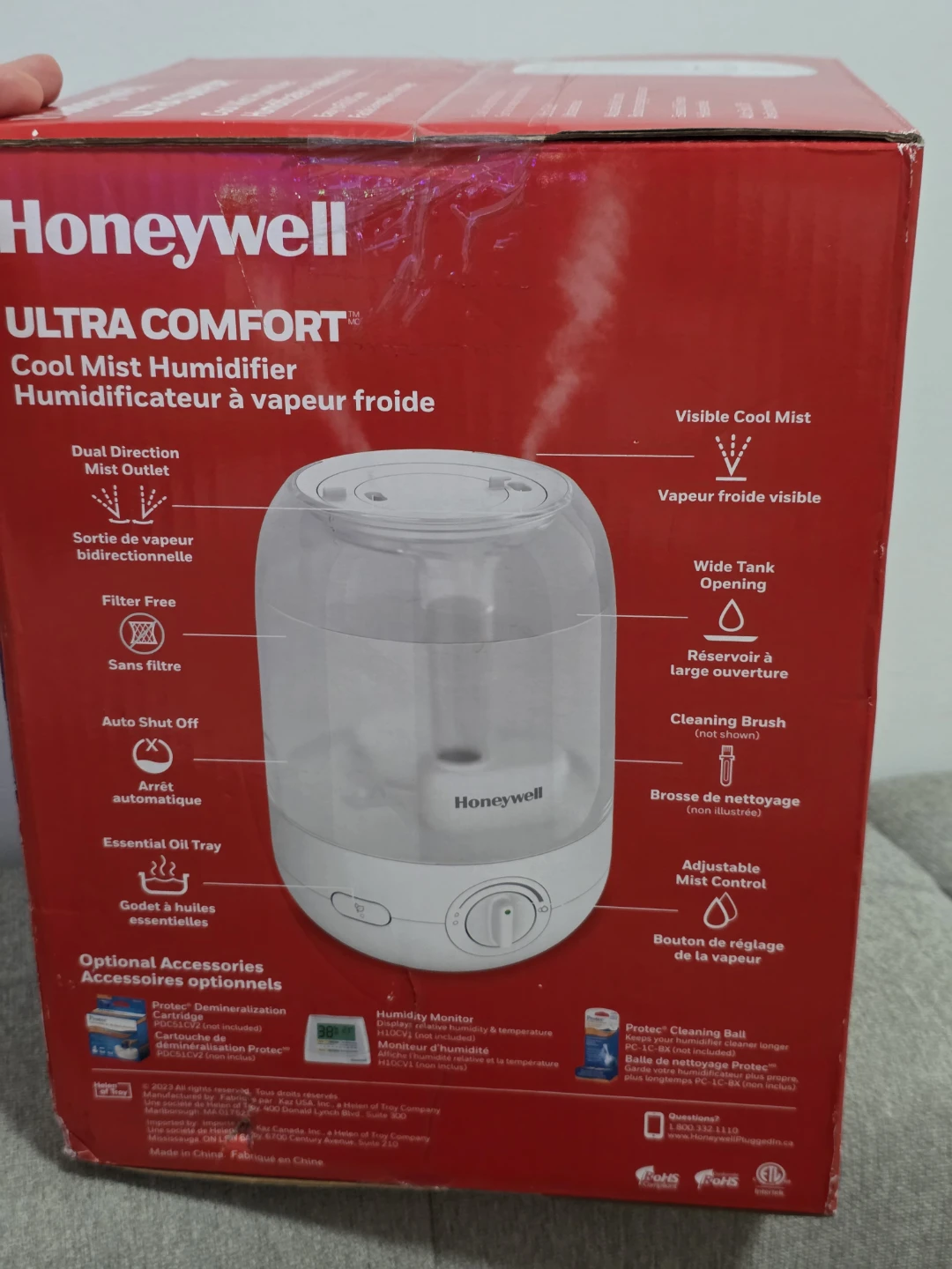Honeywell Ultra Comfort Cool Mist Humidifier - photo 5