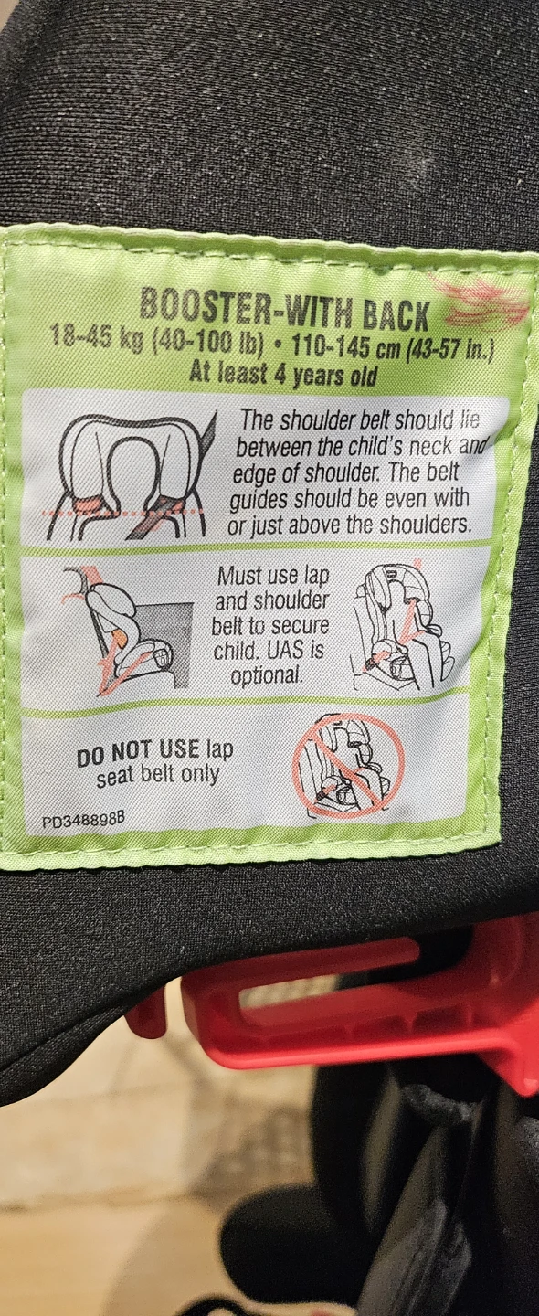 Graco Booster with Back Car Seat / Booster seat - photo 4