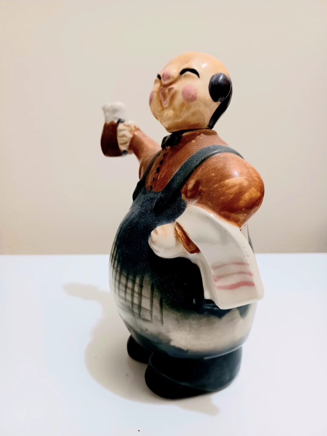 1950s Hand Painted Stafford Bartender Decanter - photo 2