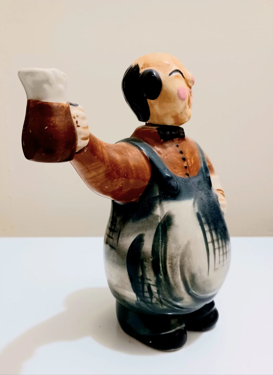 1950s Hand Painted Stafford Bartender Decanter - photo 3
