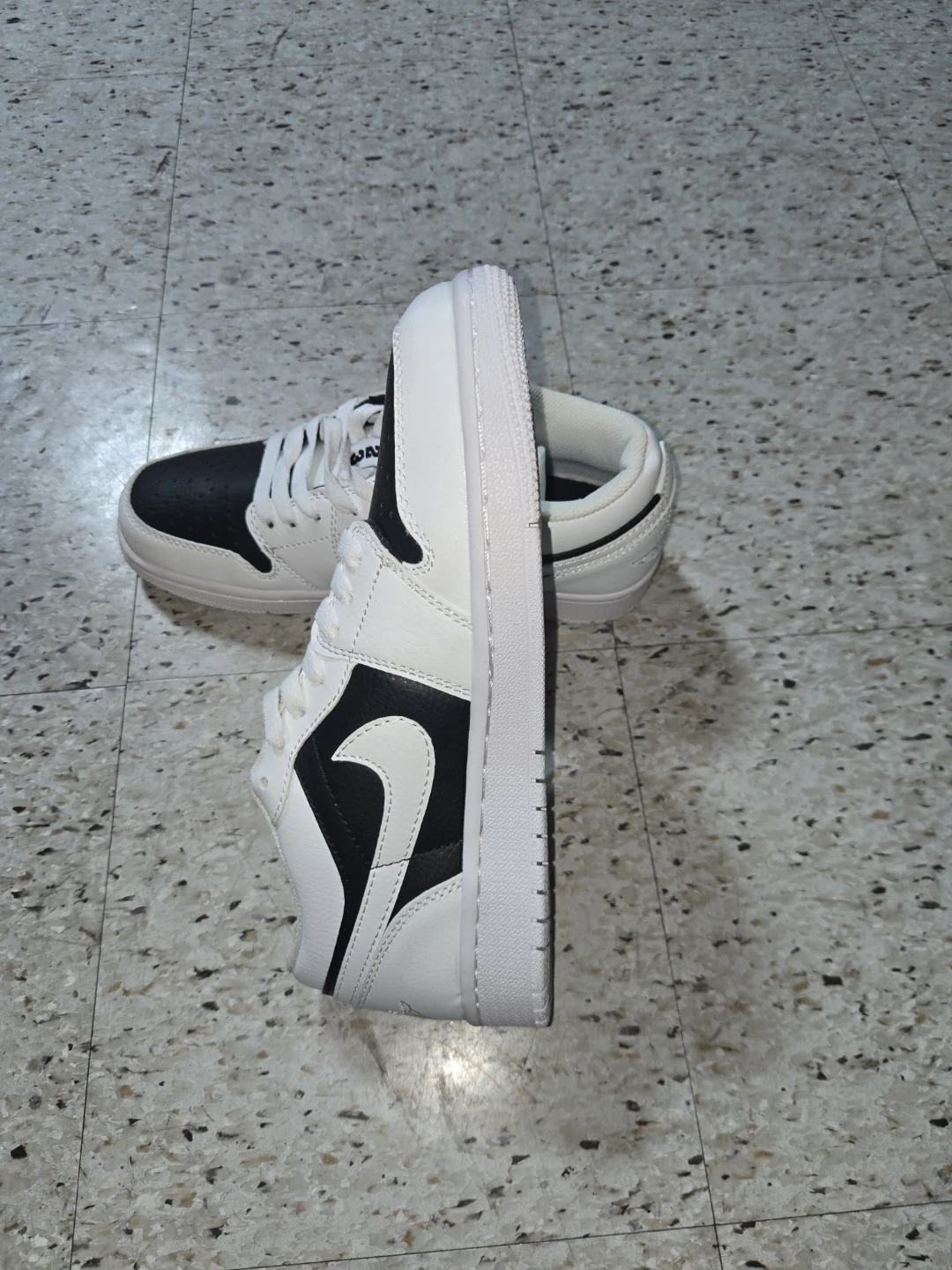 Nike Air Jordan 1 Low Black White - photo 3