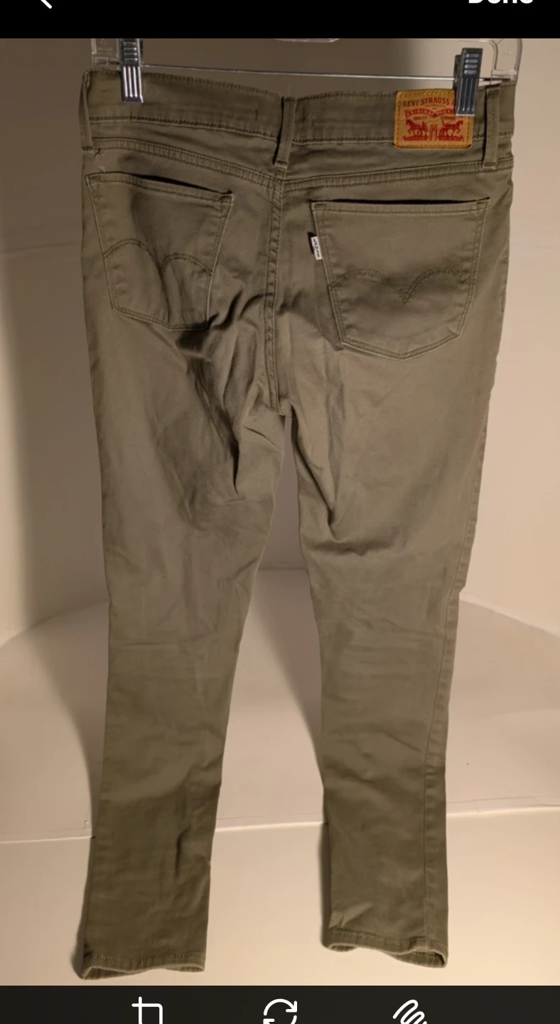 Olive Green Skinny Jeans | Levi's - S: 28 - photo 3