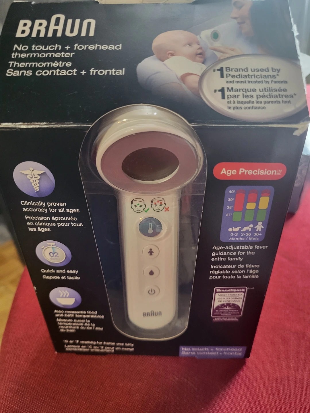 Braun No touch + forehead thermometer BNT400CA
