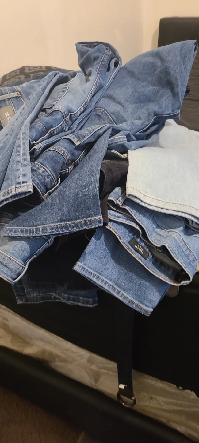 Men's Jeans Lot: Modern, Ripped, Black - photo 4