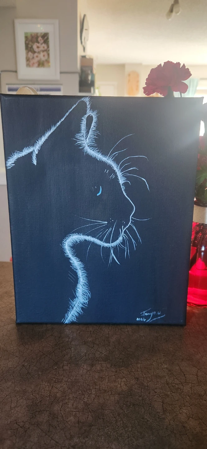 Cat painting - photo 3