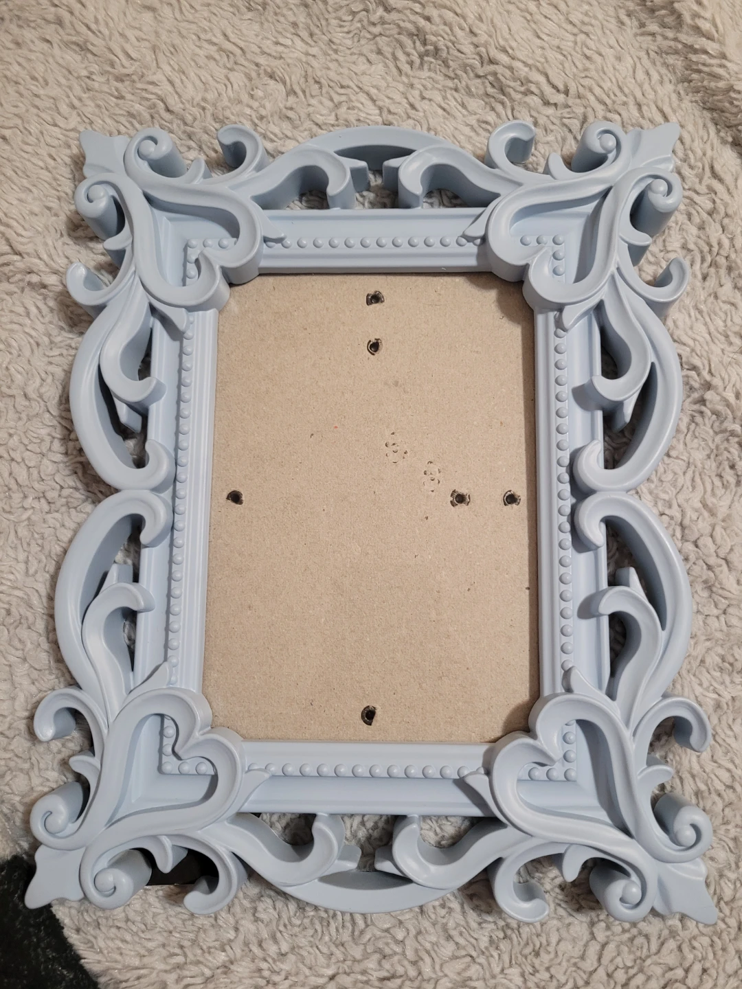 Baby blue picture frame