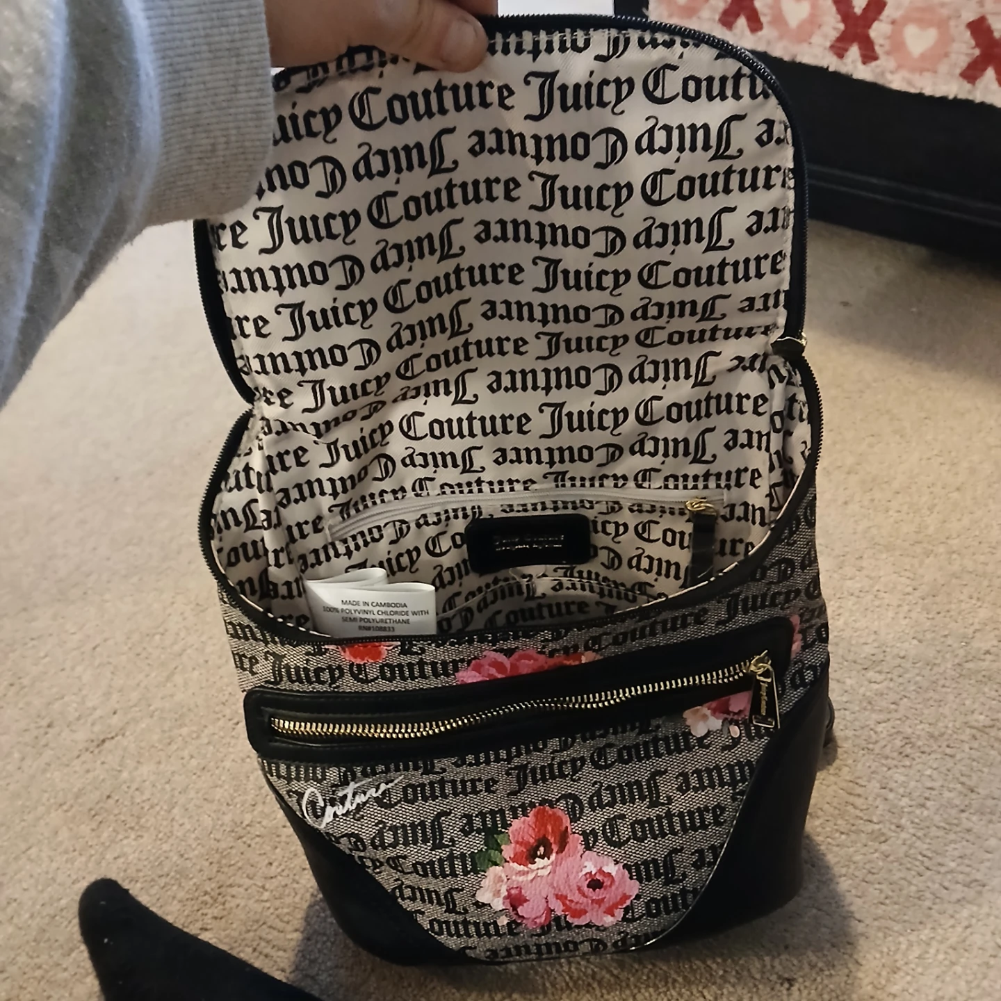 lightly used twice Juicy backpack /purse - photo 2