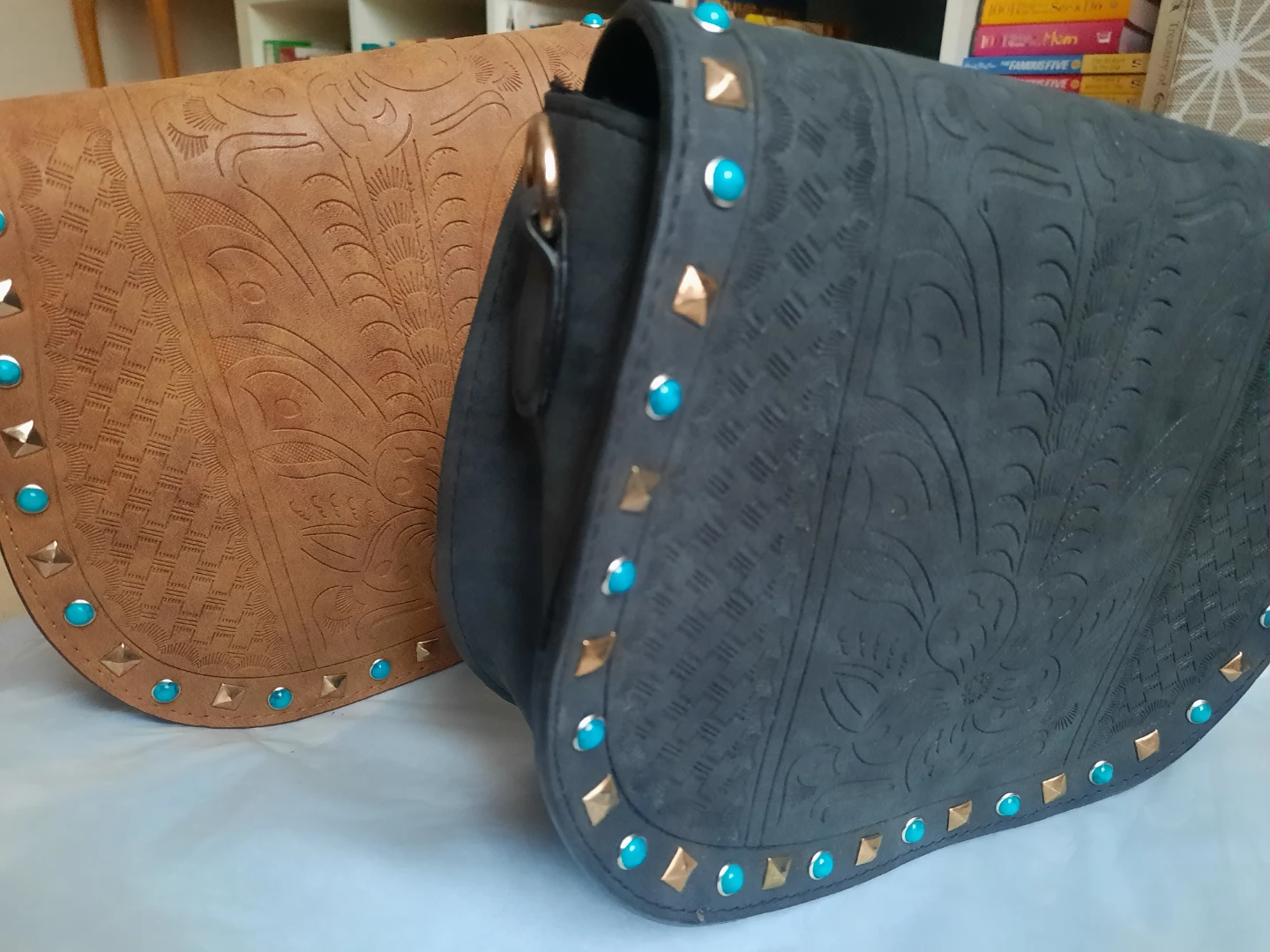 Embossed Faux Leather Crossbody Bag - photo 2