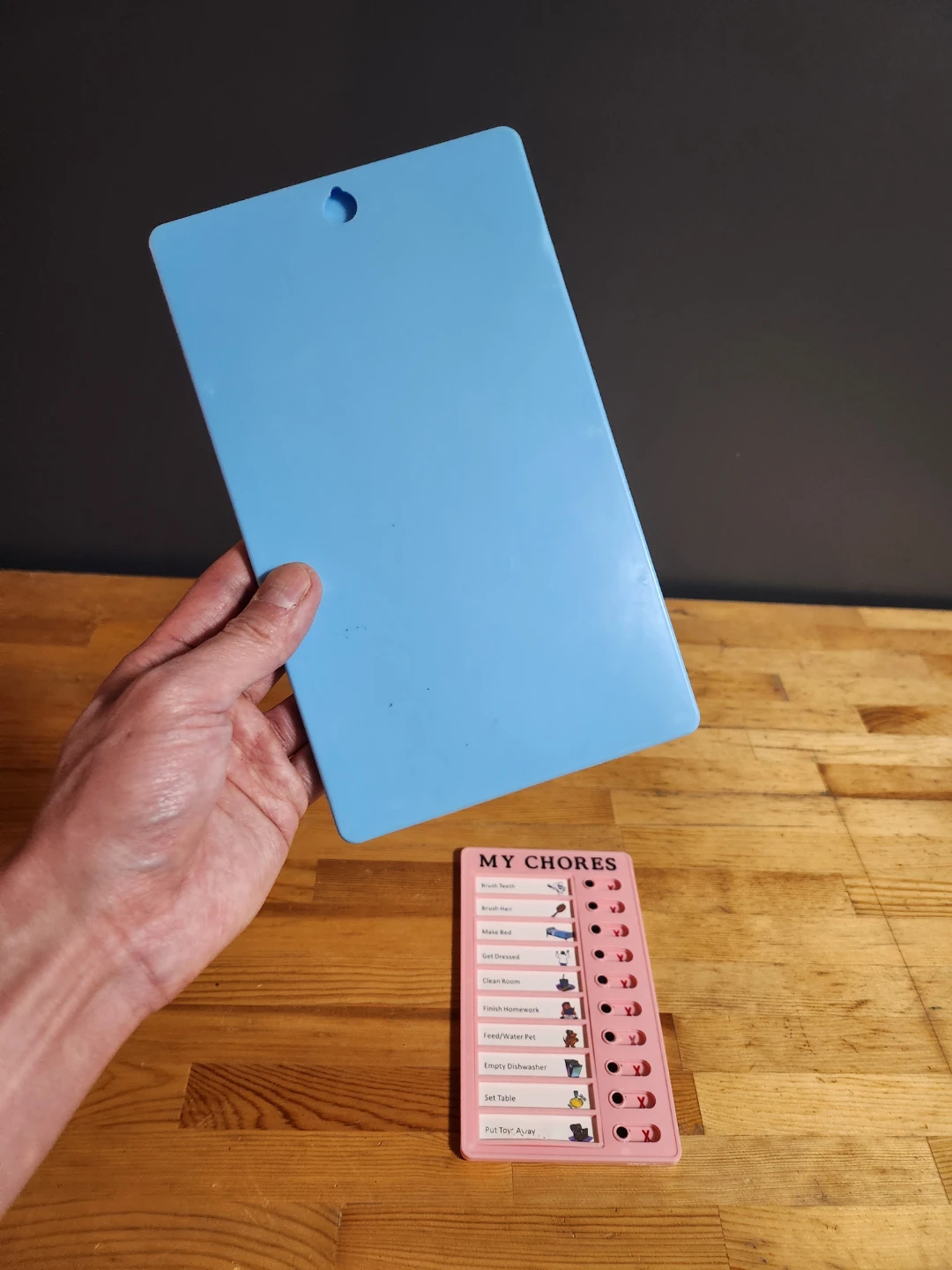 My Chores Responsibility Chart - Blue & Pink ❤️ - photo 3