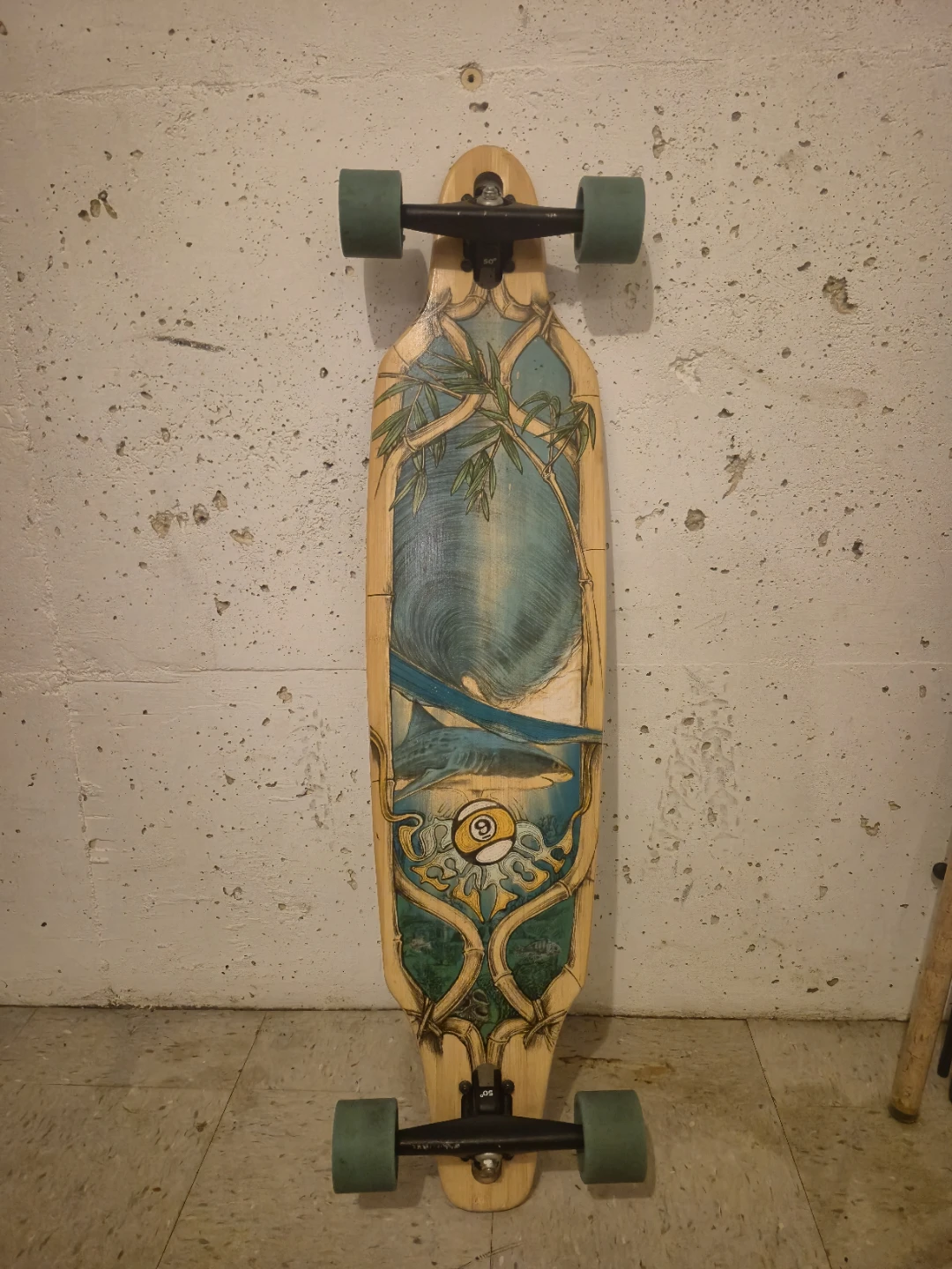 SECTOR 9 BAMBOO LOOKOUT DT LONGBOARD COMPLETE 9.62x41.12/31wb