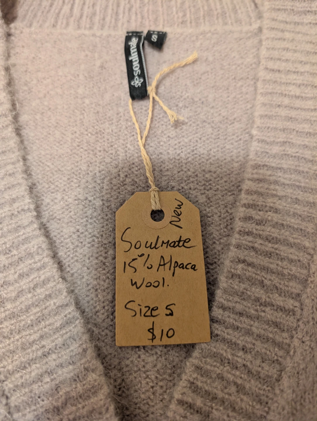 New Soulmate Women's Alpaca Blend Sweater Vest Size S - photo 3