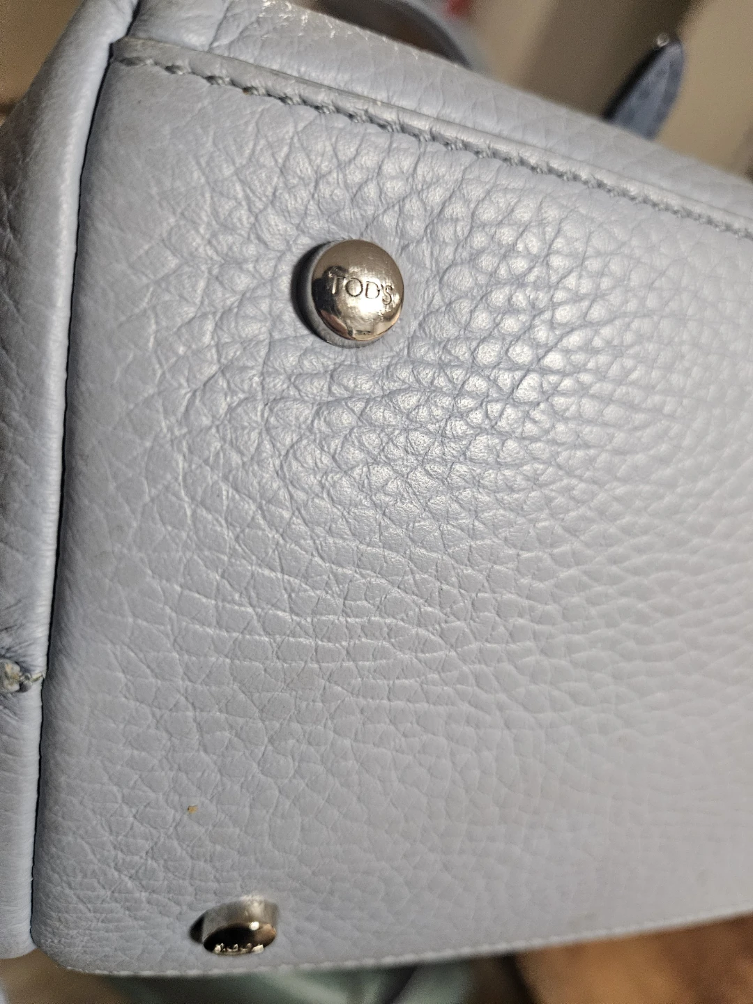Tod's Leather Handbag - Light Blue - photo 3